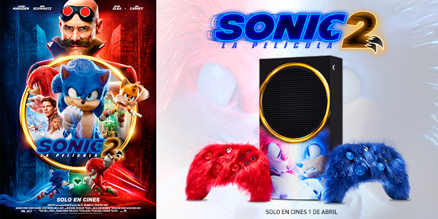 Participa en el sorteo de Sonic 2: La Película y llévate esta increíble Xbox Series S