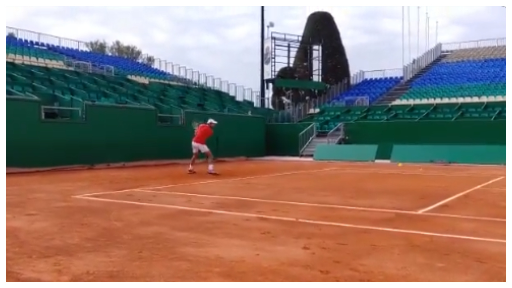 Djokovic ya entrena en el Country Club monegasco