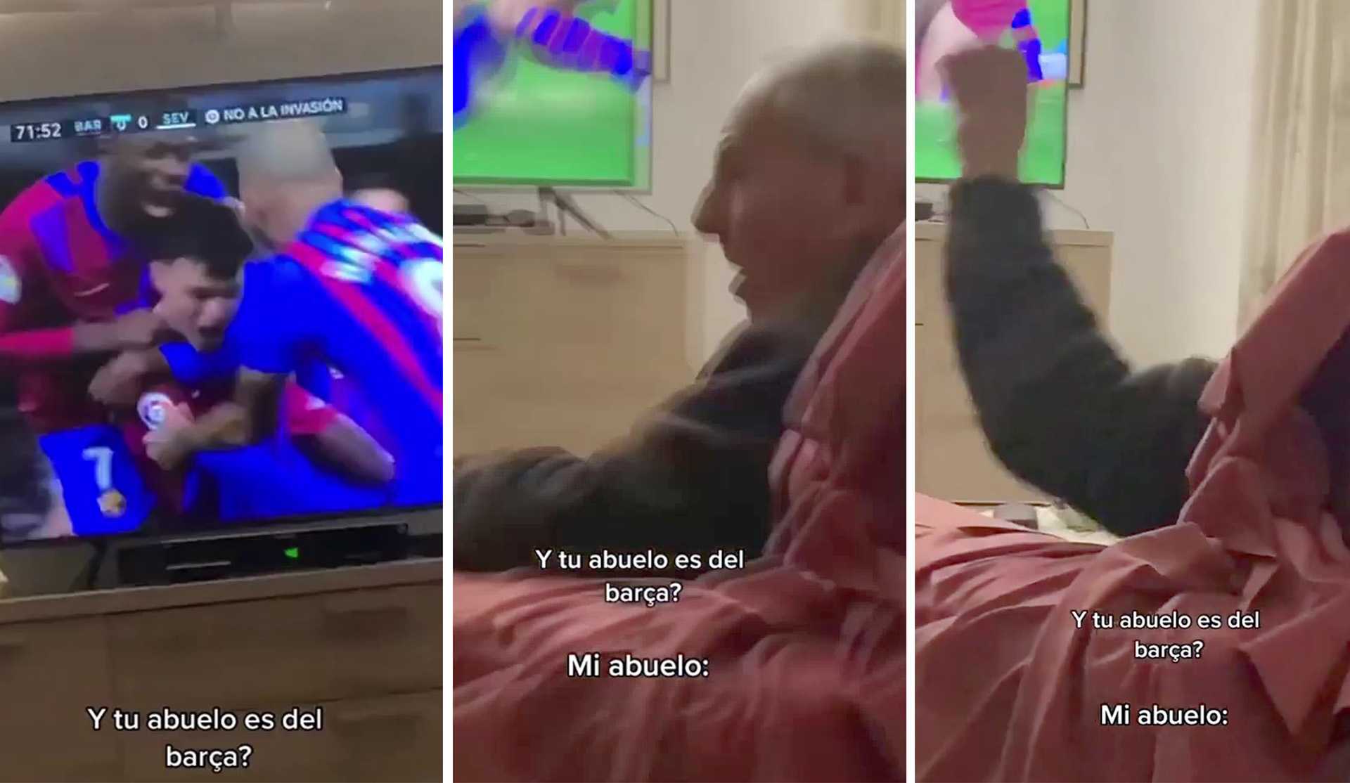 El abuelo más culé del mundo que tiene enamorado al FC Barcelona
