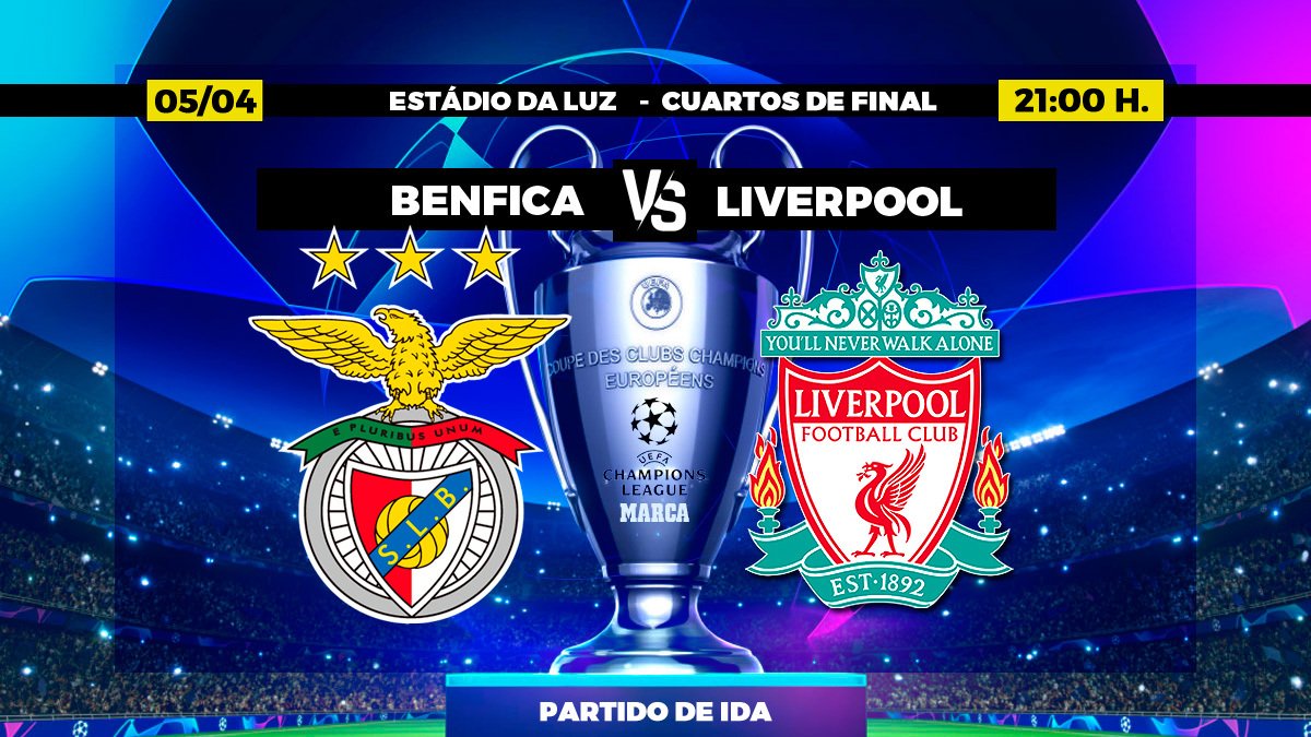 Benfica - Liverpool: resumen, resultado y goles