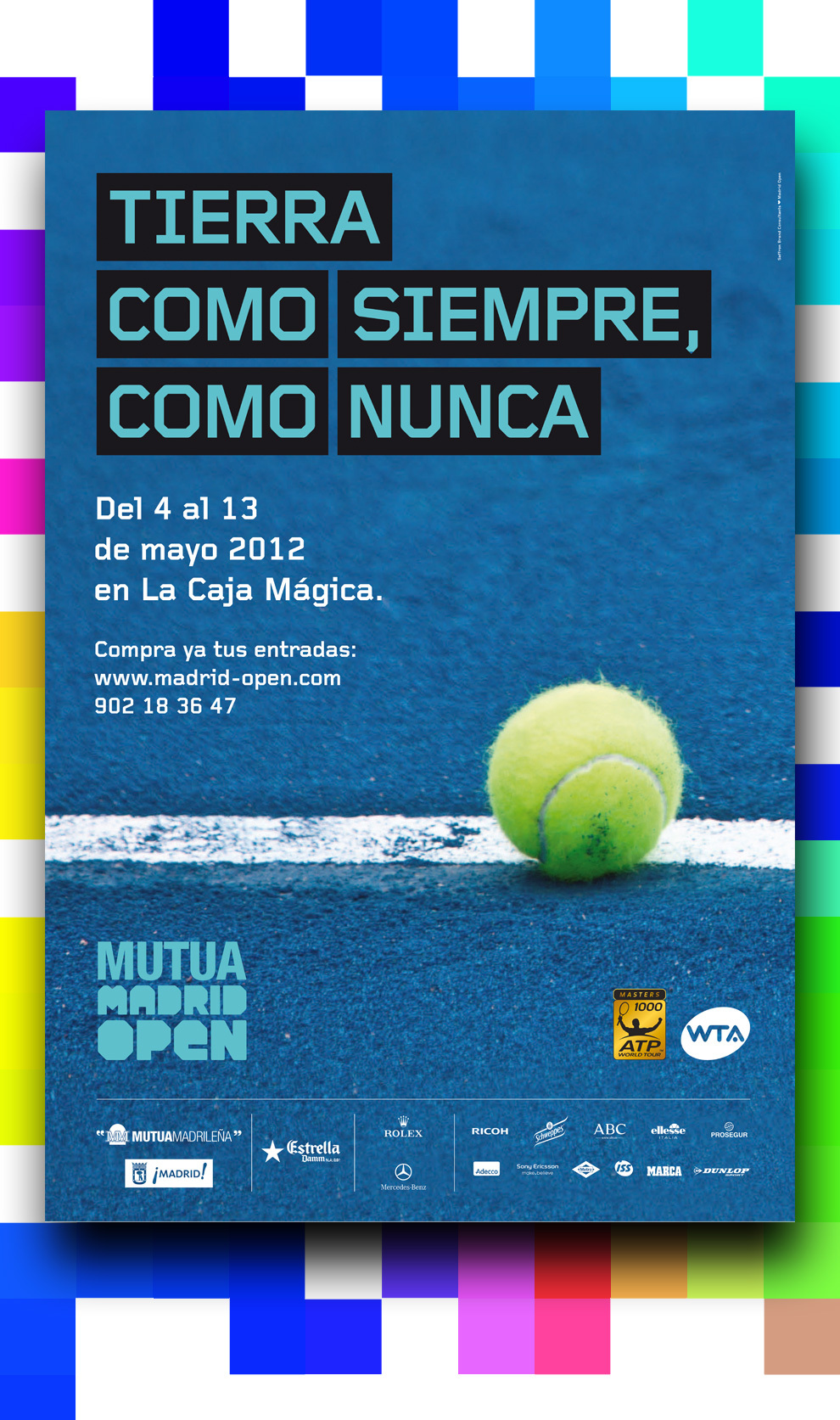 Cartel oficial de 2012 del Mutua Madrid Open