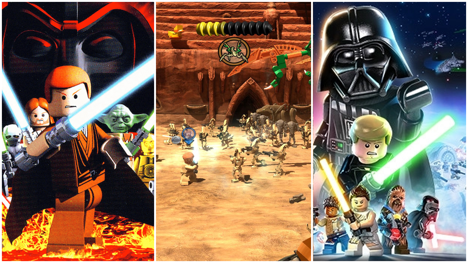 mago zorro Otros lugares La evolución de LEGO Star Wars: todos los videojuegos, desde La Saga  Skywalker hasta el juego de 2005 | Marca
