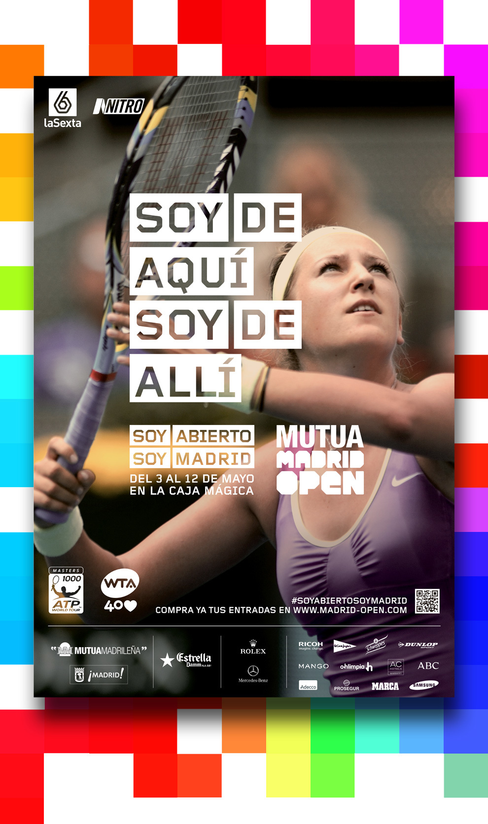 Cartel oficial de la edicin 2013 del Mutua Madrid Open