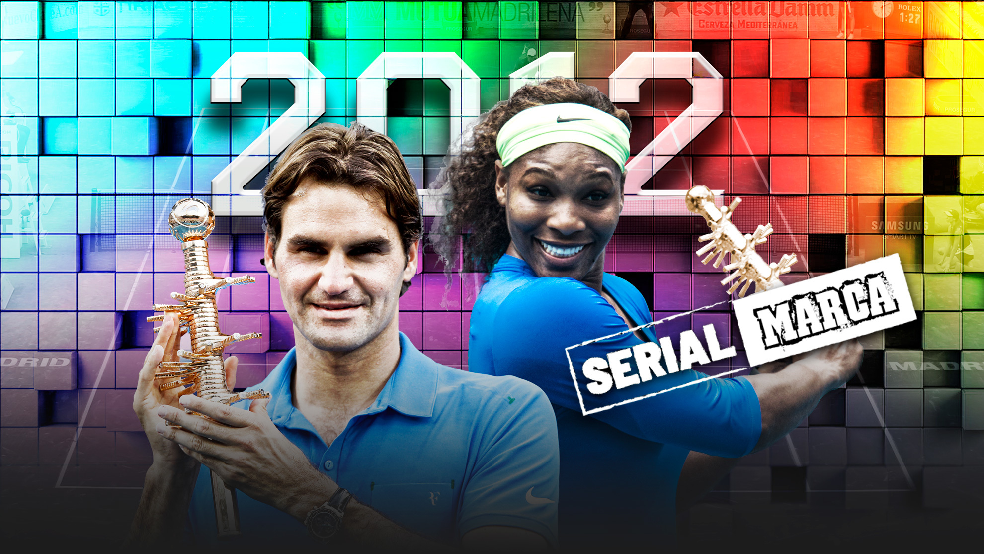 2012: Federer, Serena... y la tierra azul