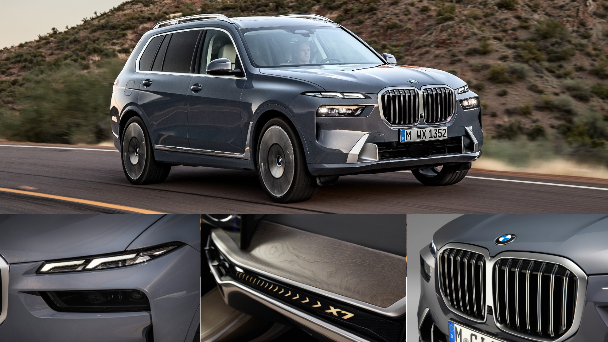 Así ha cambiado el BMW X7 2022: las imágenes del restyling