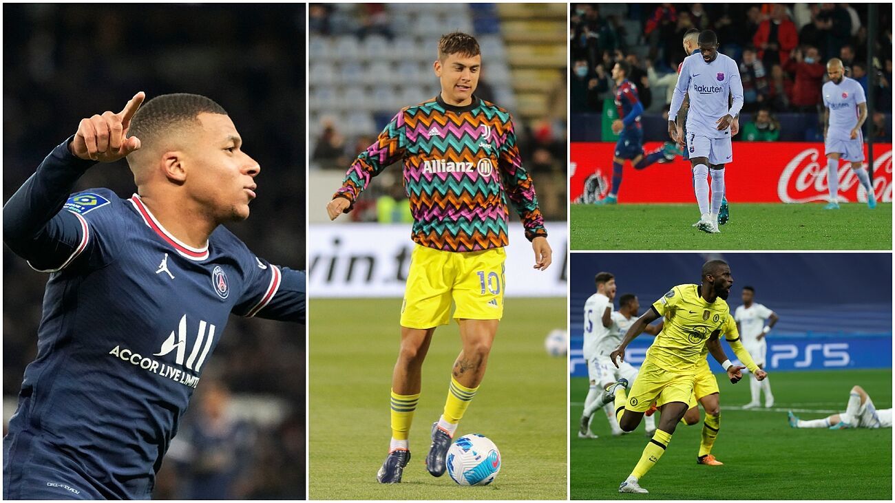 The highest valued soon-to-be free agents: Mbappe, Dybala, Dembele