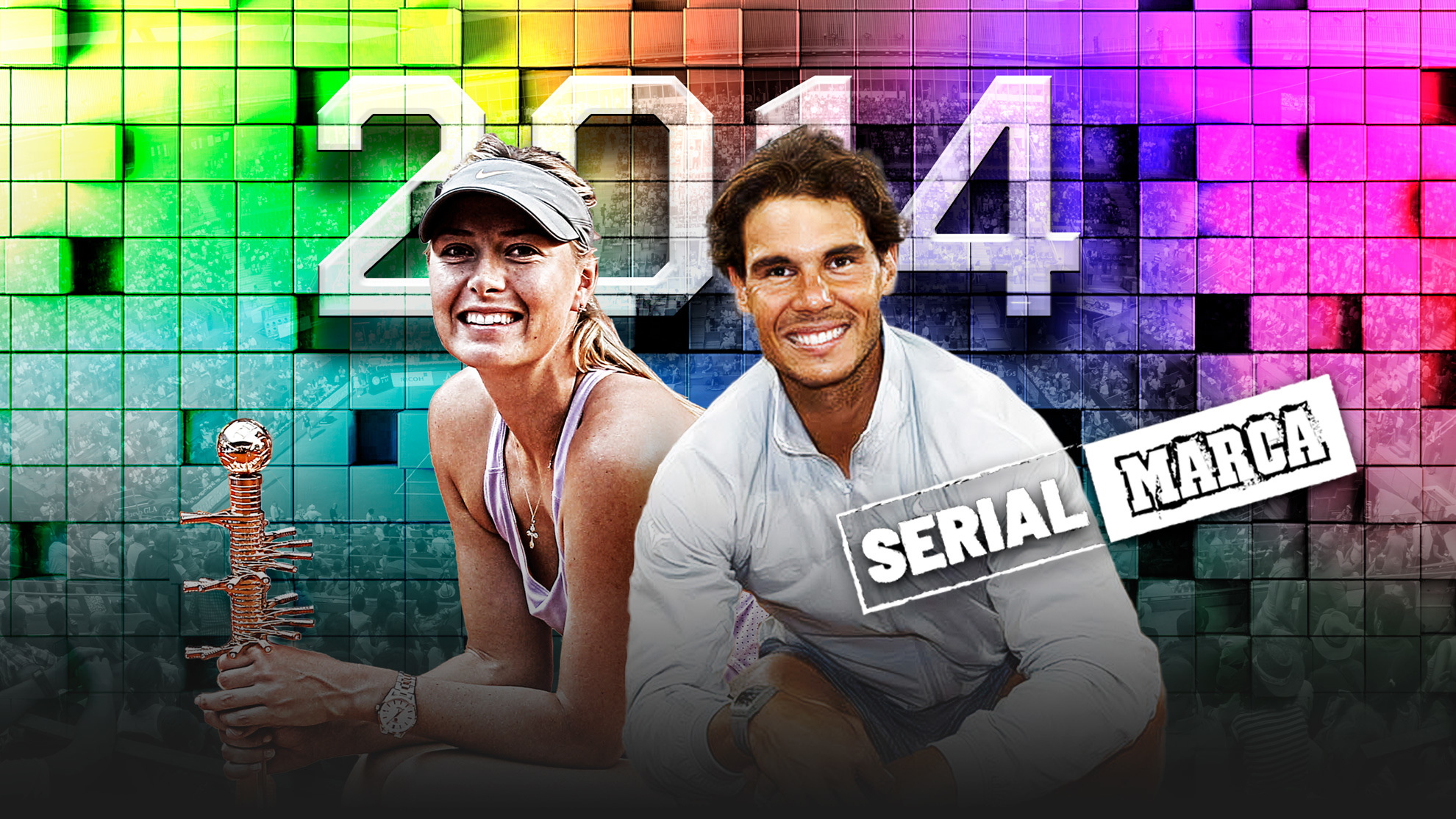 2014 Nadal suma y Sharapova se hace terrícola