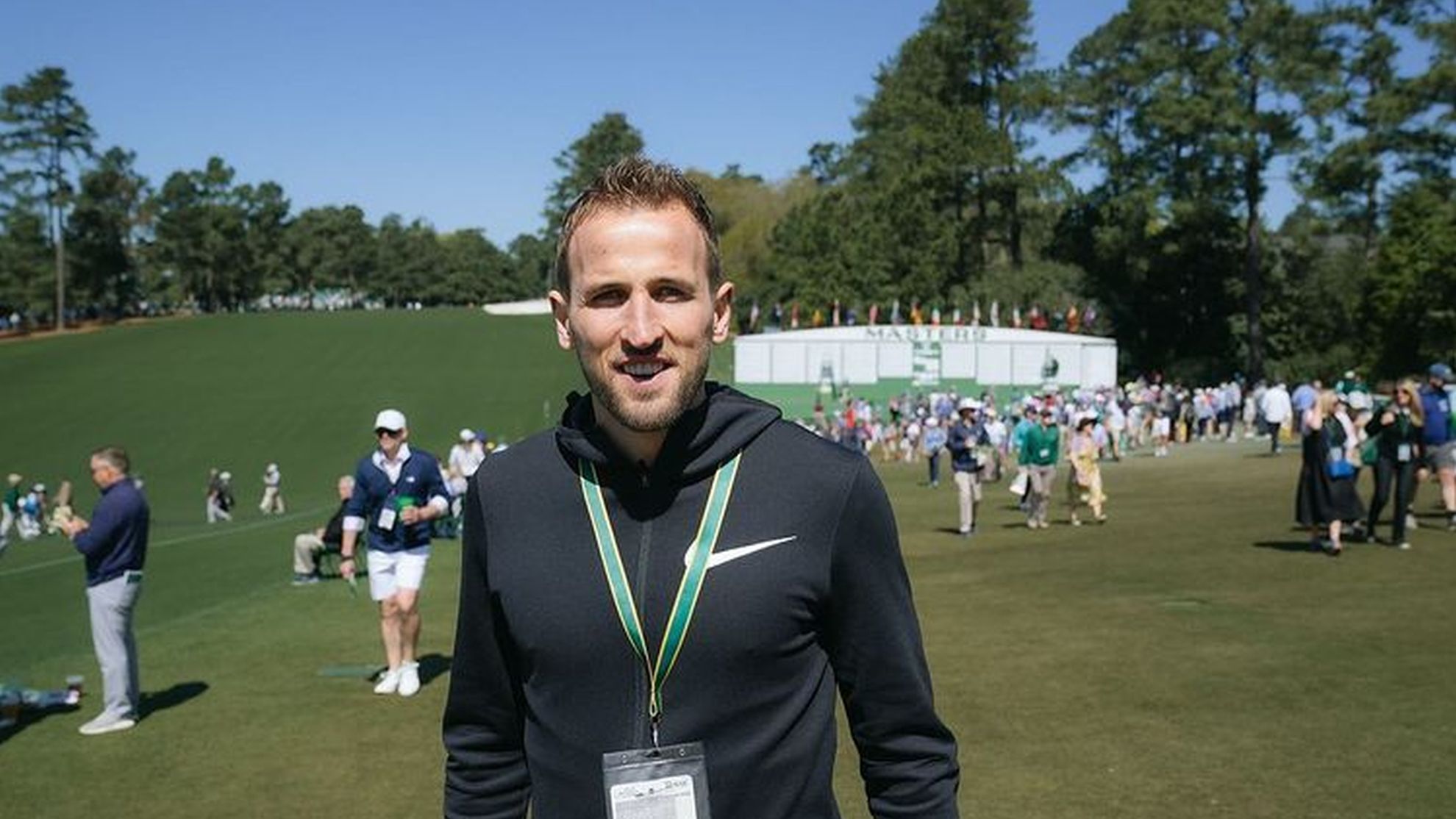 Harry Kane at the Masters