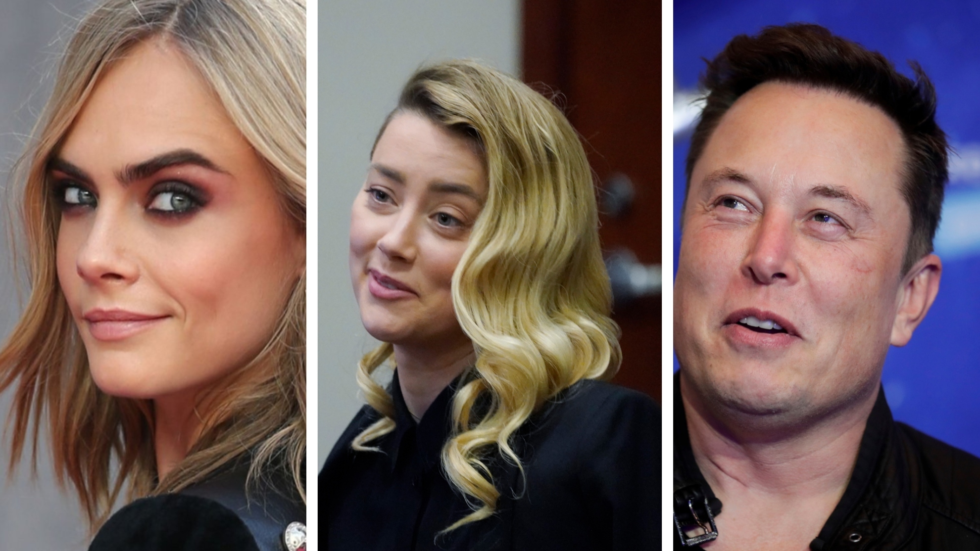 Amber Heard's threesome with Elon Musk and Cara Delevingne at Johnny Depp's  house? | Marca
