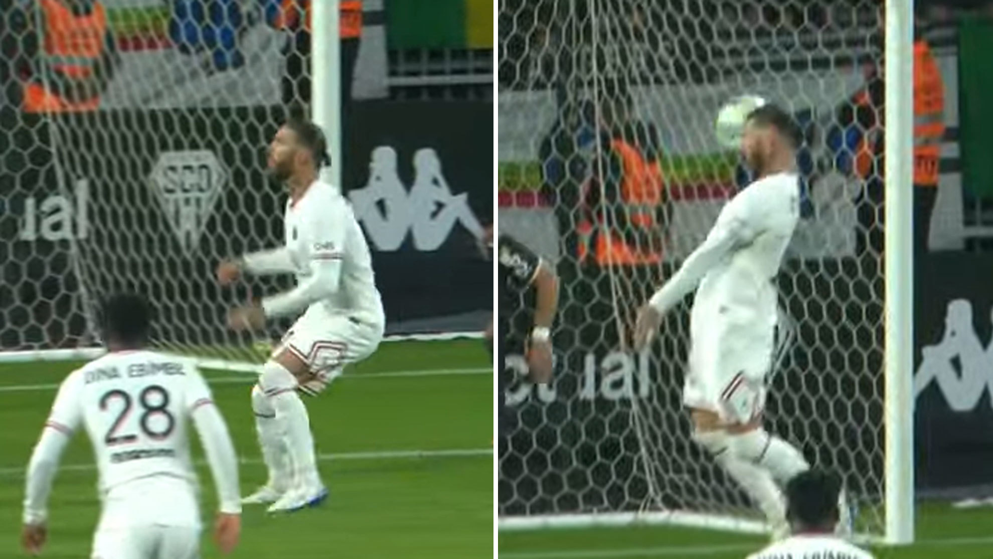 Sergio Ramos volvió a marcar con el PSG su clásico gol de cabeza 'made in Lisboa'