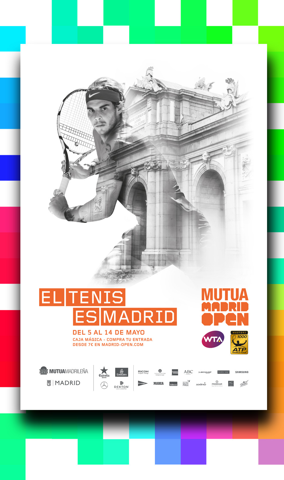 Cartel oficial de la edicin 2017 del Mutua Madrid Open