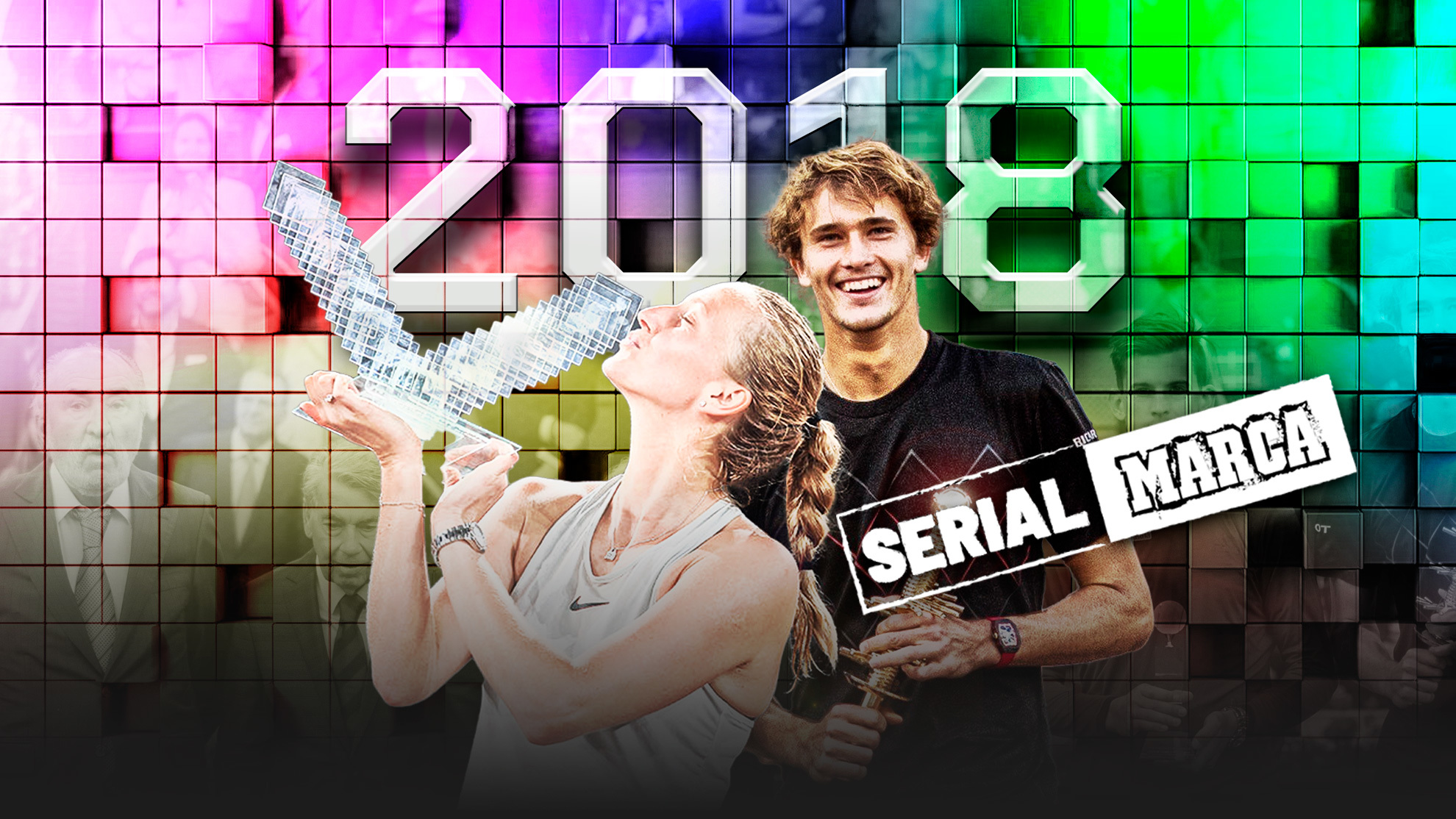 2018: Zverev y Kvitova en un año de cambios