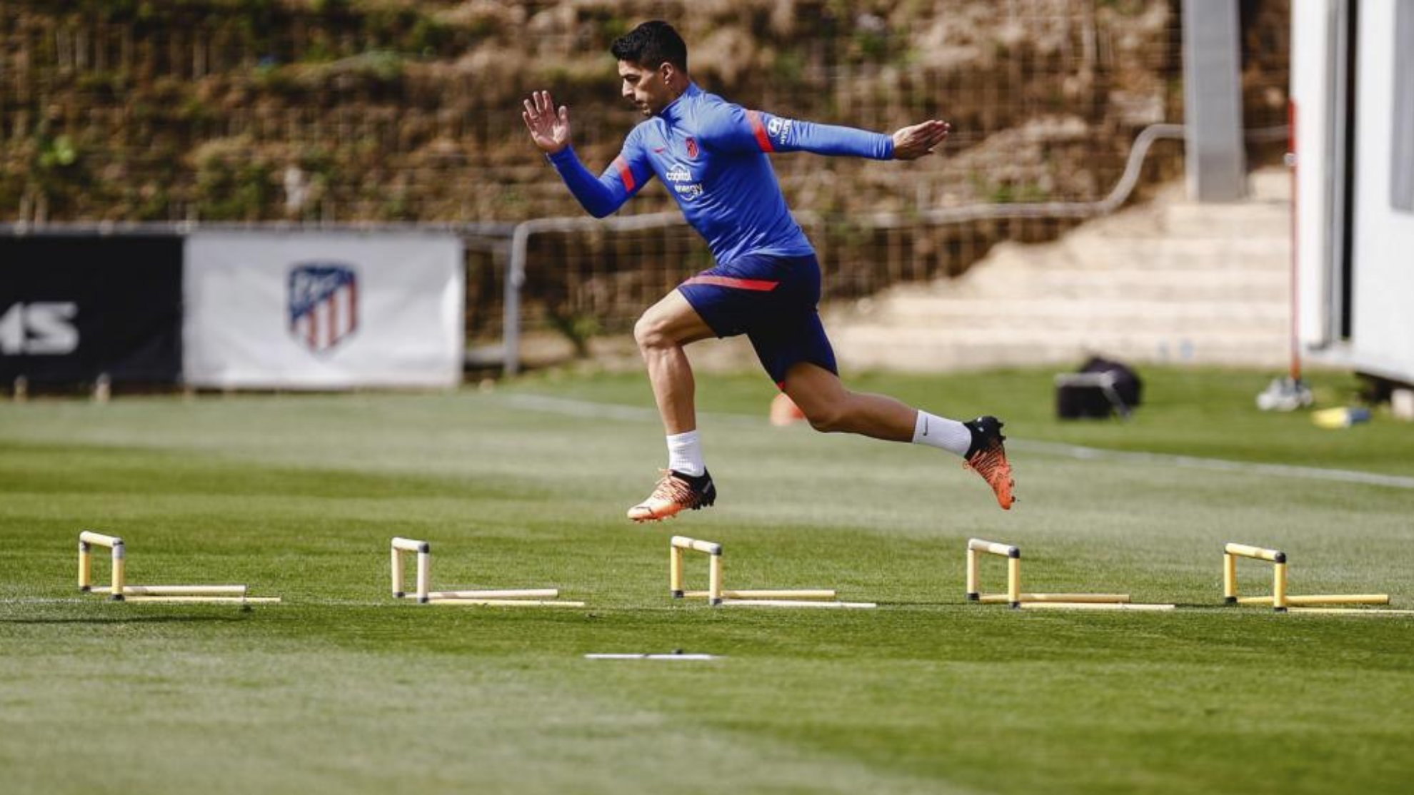Luis Suárez durante un entrenamiento.