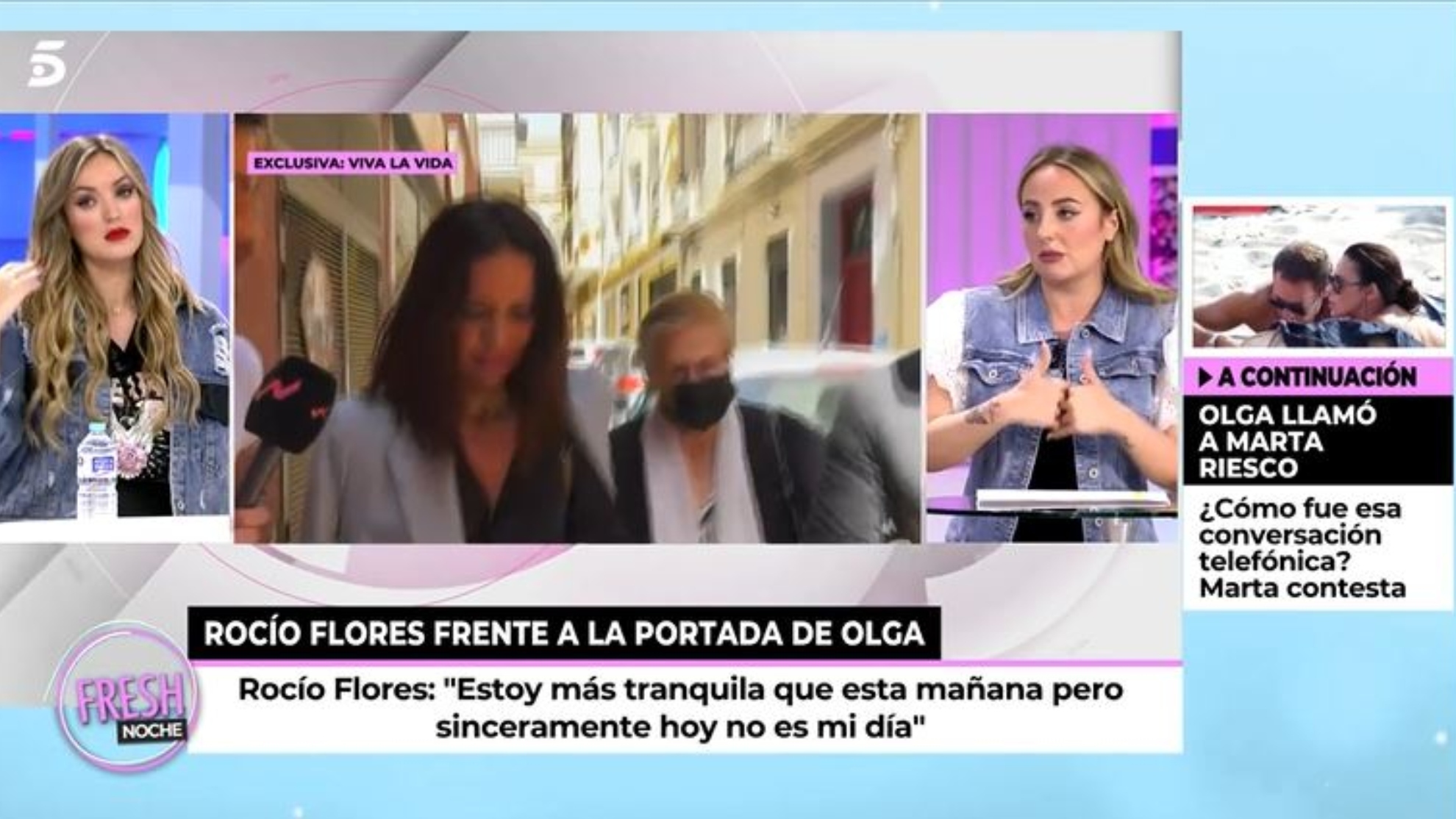 Roco Flores rectifica sus crticas hacia Olga Moreno: "Estaba en un estado de nervios"
