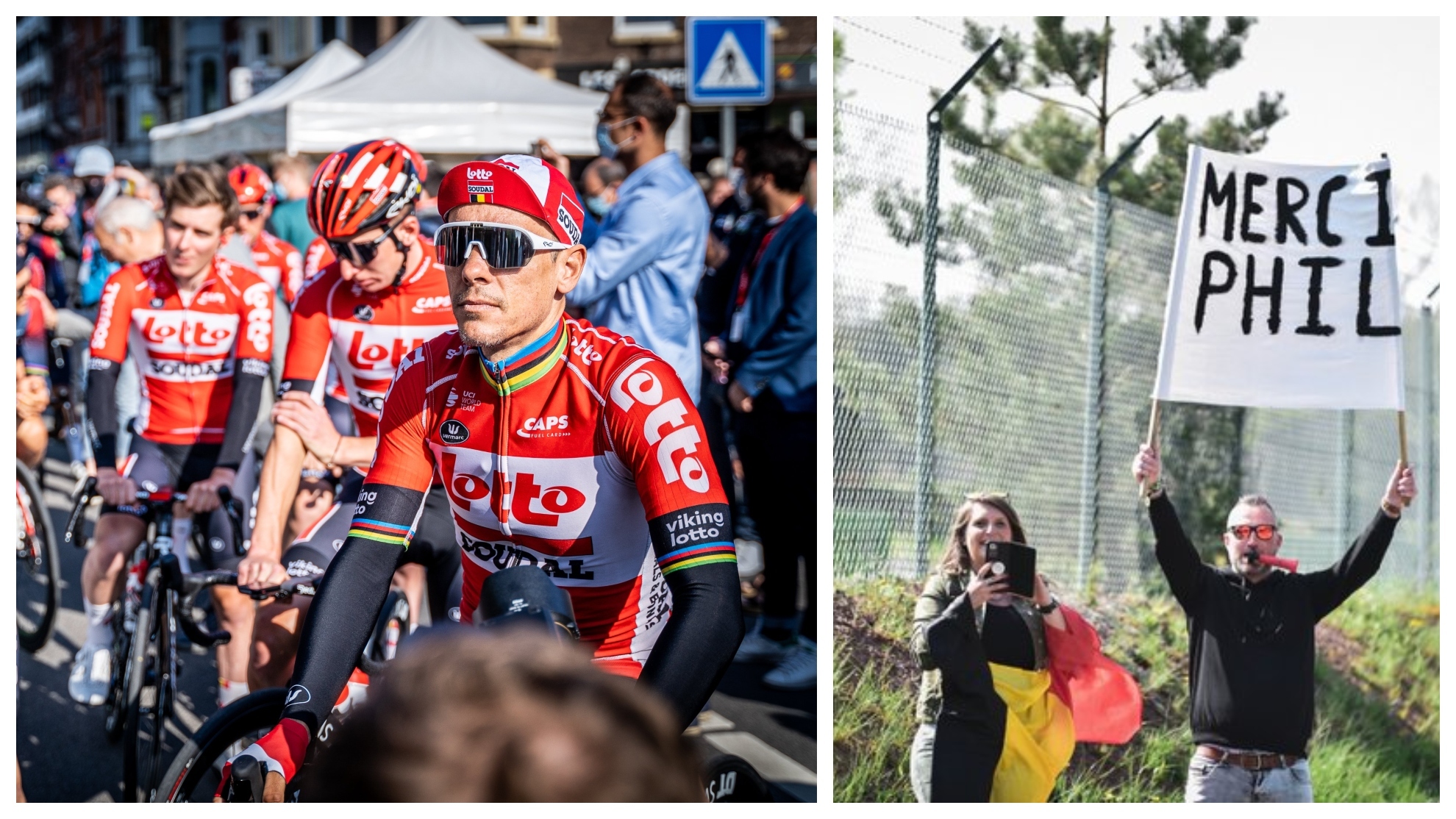 grua Decaer Dime Ciclismo: La despedida más especial a Philippe Gilbert: "Nos une, notamos  su alma en cada subida" | Marca