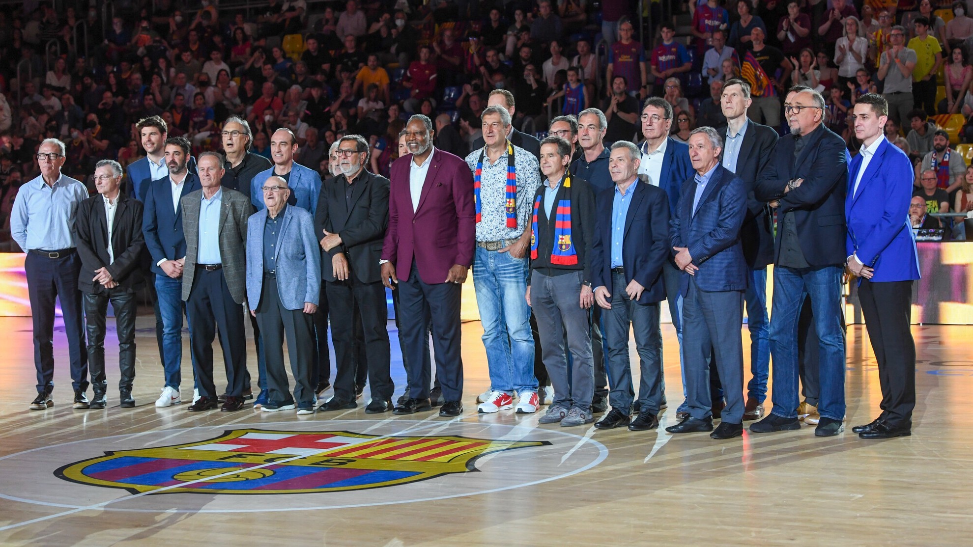 A large part of Barça's history can be summed up with the legends who posed at the Palau.