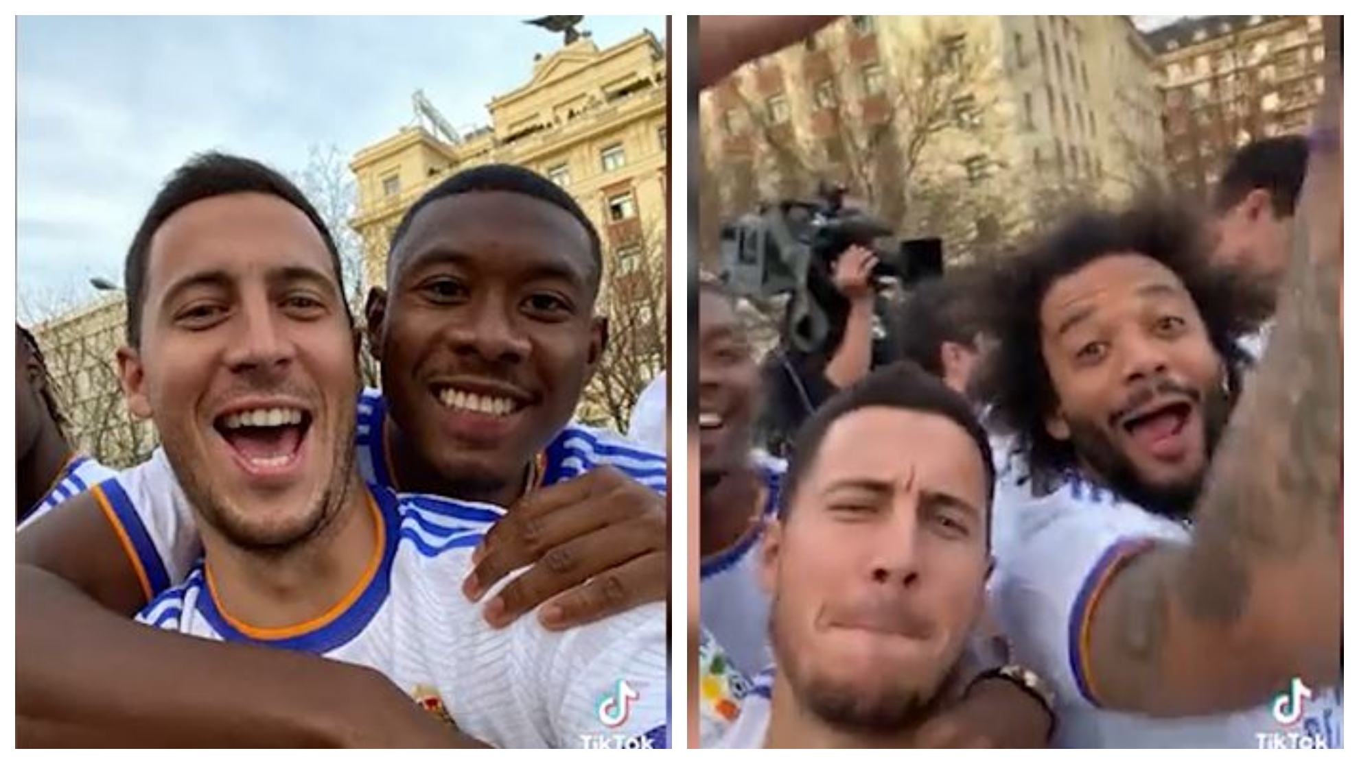 El típico "no hay hue***" de un aficionado madridista que acaba con selfies de Hazard