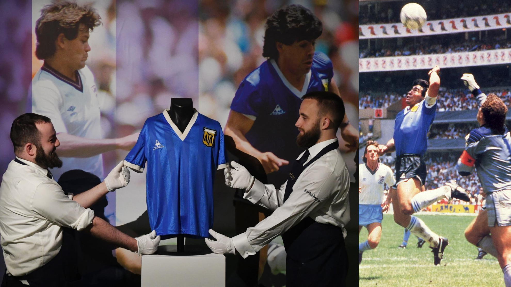 Maradona's 'Hand of God' shirt sells for 8.4 million euros at auction