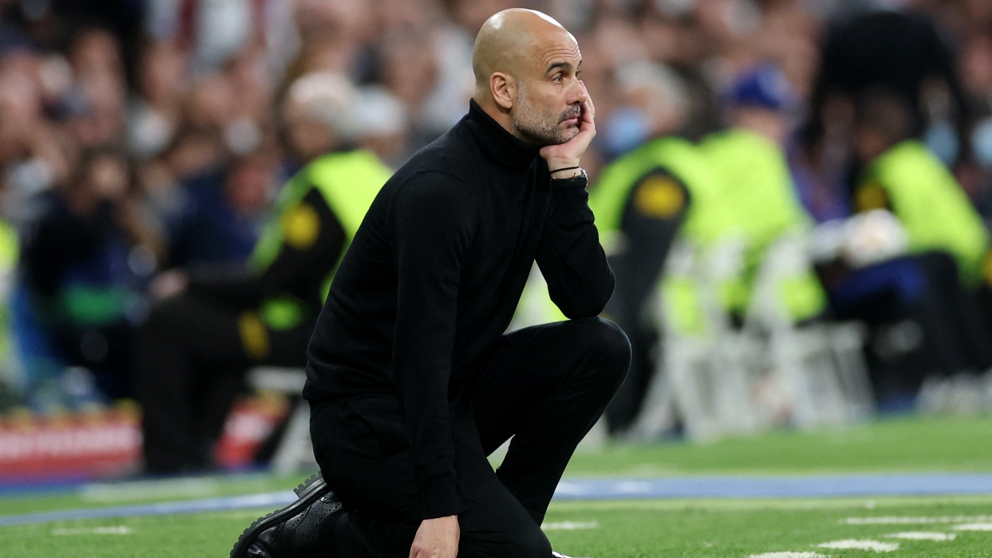 El entrenador del City fue cuestionado sobre la derrota ante el Madrid