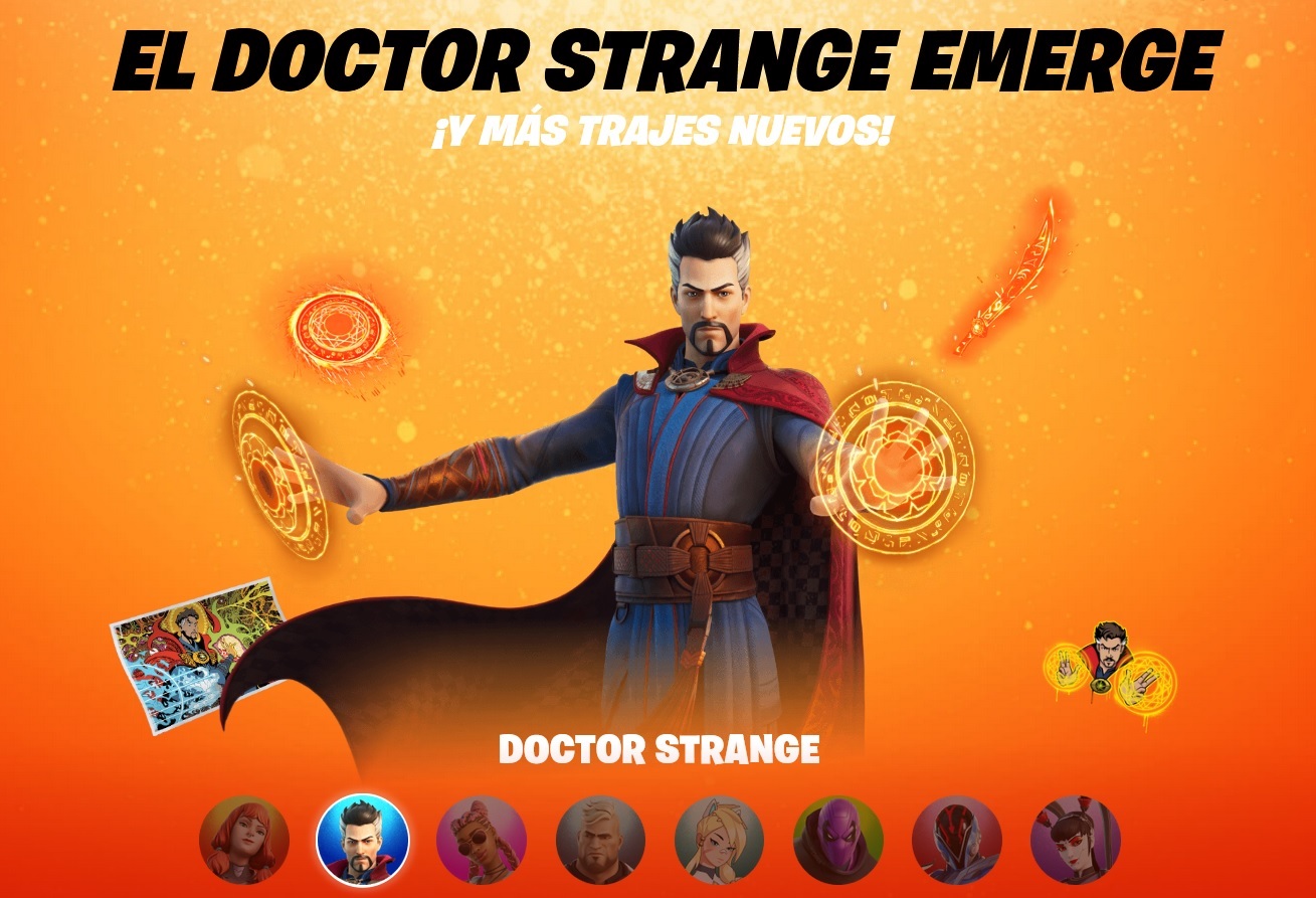 Docteur Strange dans Fortnite.