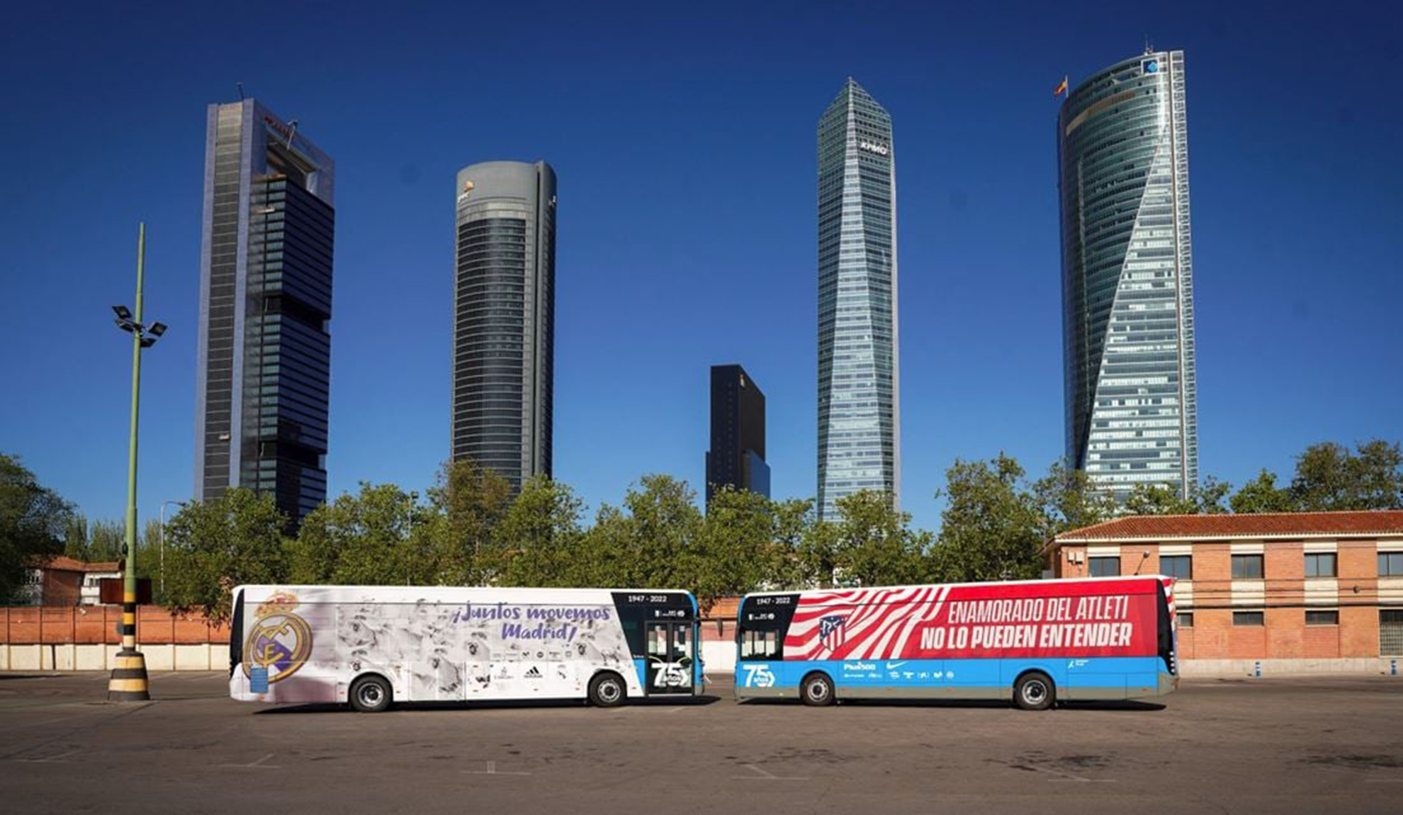 Atltico de Madrid - Real Madrid - Derbi - autobuses - EMT - Wanda Metropolitano