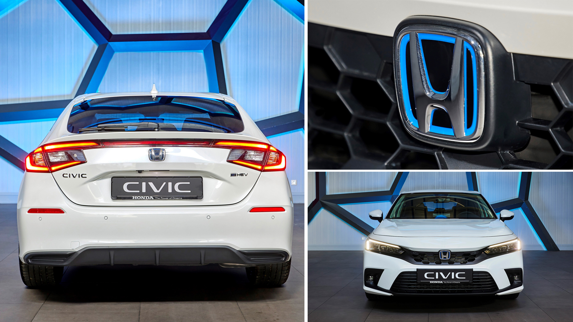 El Honda Civic e:HEV 2022, en imágenes
