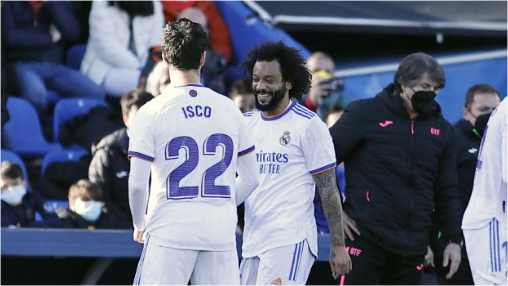 Marcelo e Isco, en un partido del Madrid de esta temporada.