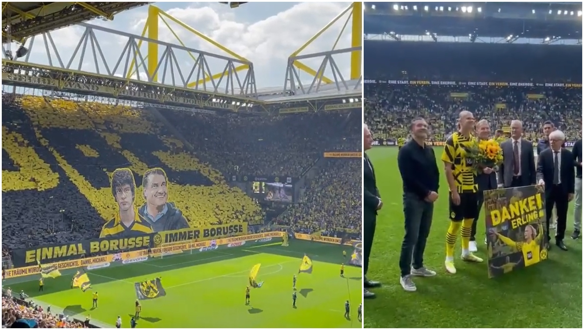 Zorc 'roba' el protagonismo a Haaland en su adiós al Dortmund