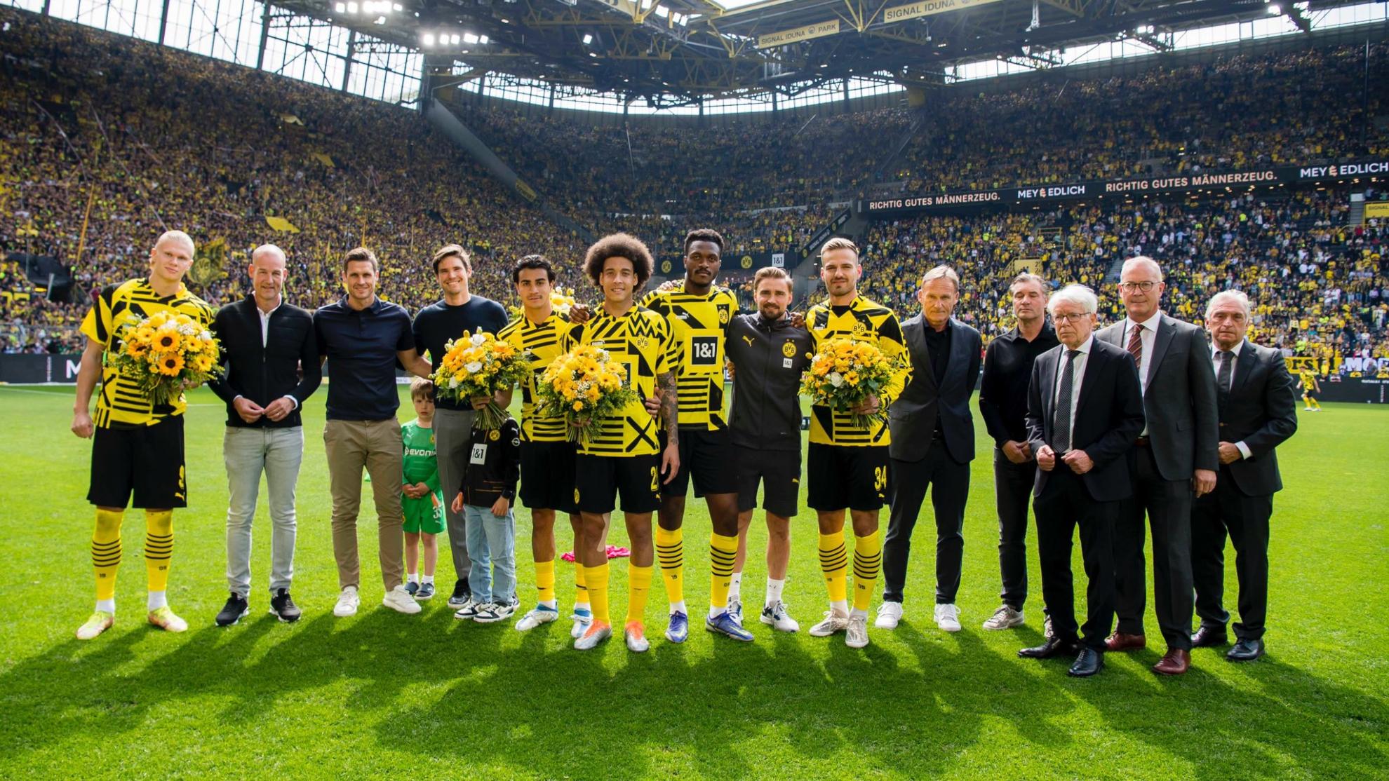 El Dortmund cerró la temporada con emotivas despedidas