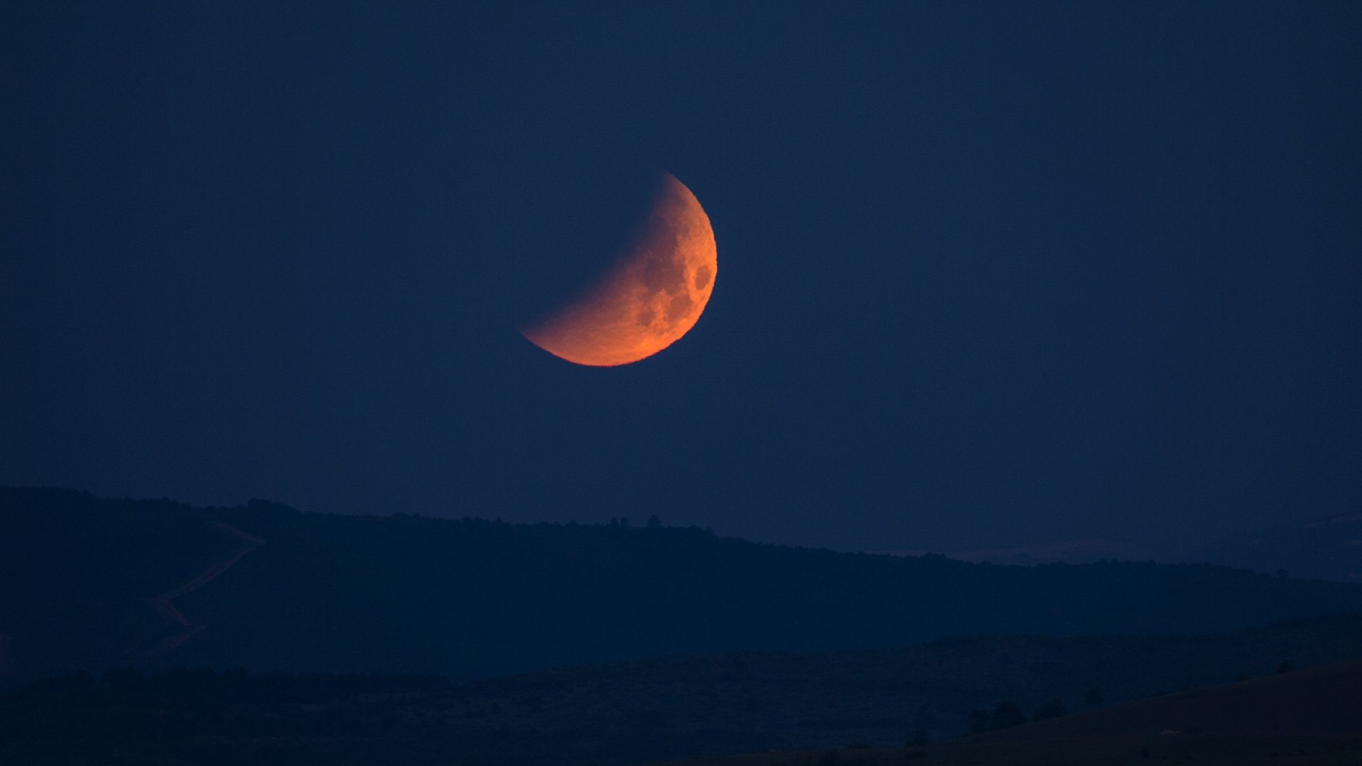 El eclipse en Macedonia del Norte