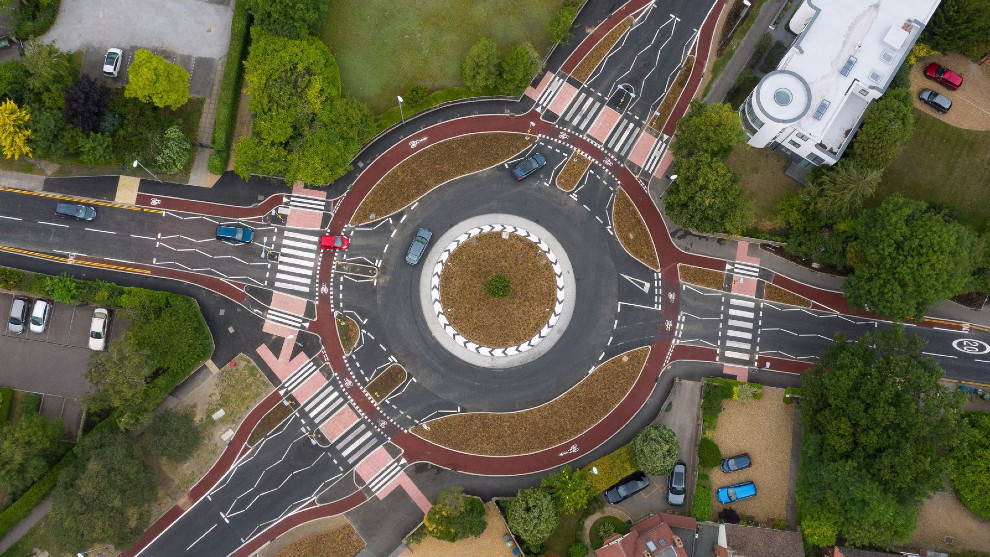 Rotonda holandesa de Cambridge - Cambridge roundabout