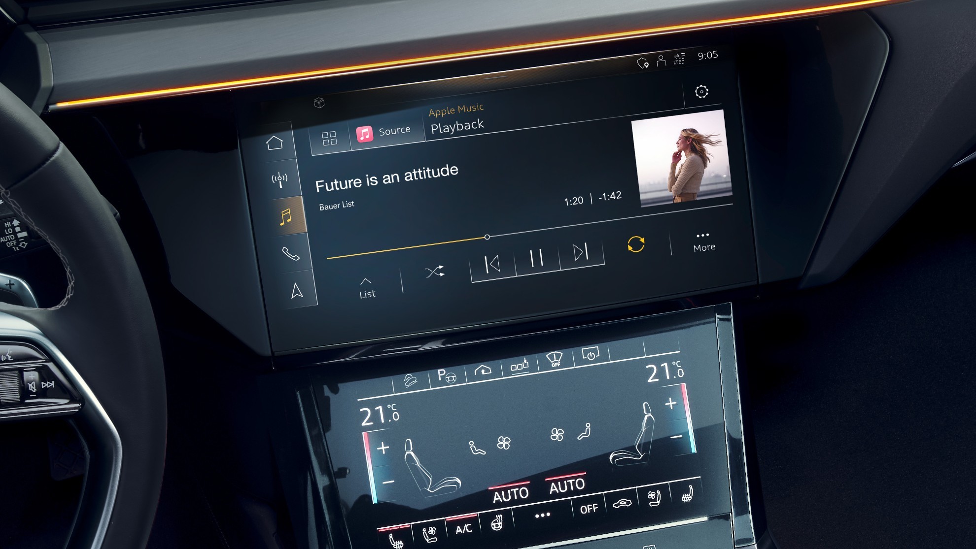 Audi ya integra Apple Music en el sistema multimedia de muchos de sus modelos