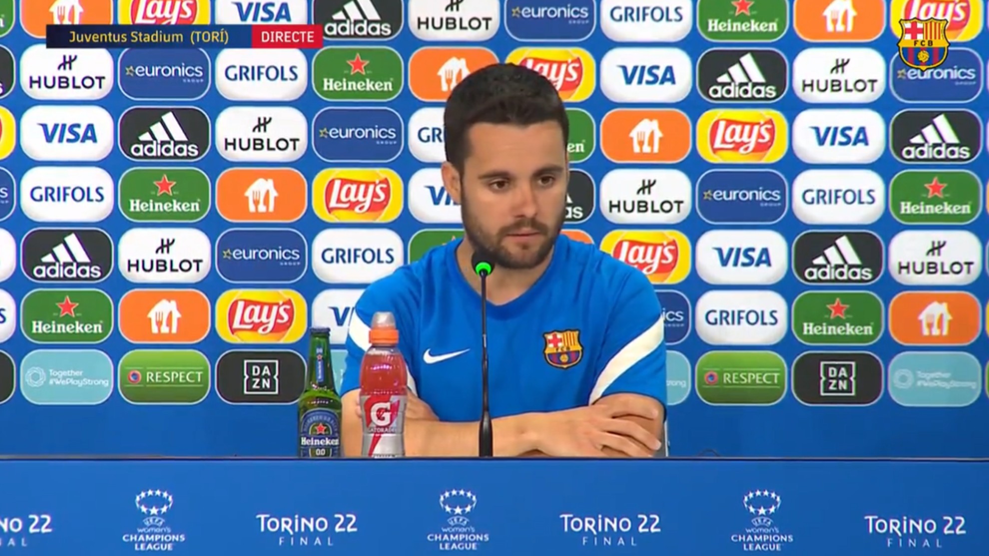 Jonatan Giráldez: "En el Barcelona nos gusta ganar y odiamos perder"