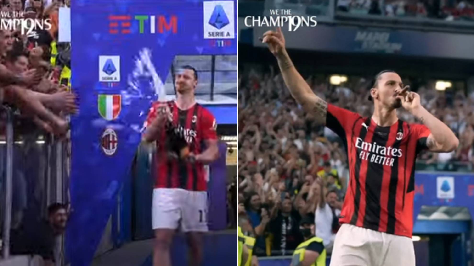 Así fue la épica celebración de Ibrahimovic: ¡Fumándose un puro y bebiendo champagne!
