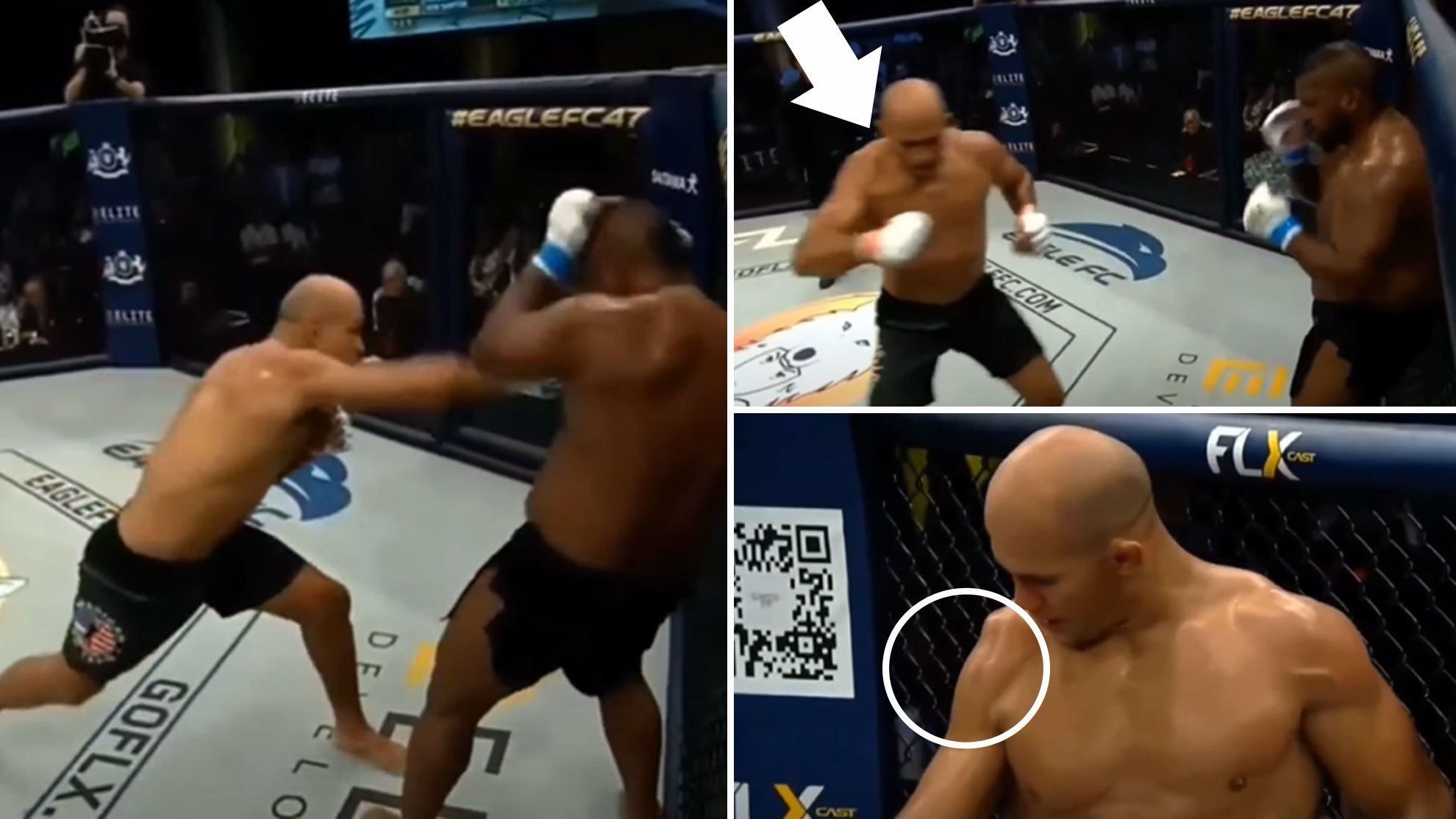 A un excampeón de UFC se le sale el hombro tras un puñetazo... ¡y todavía quiere seguir peleando!