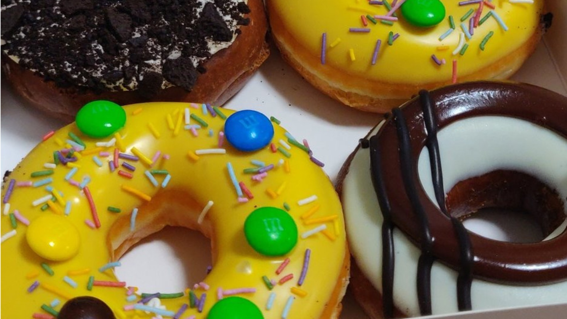 Krispy Kreme donuts.