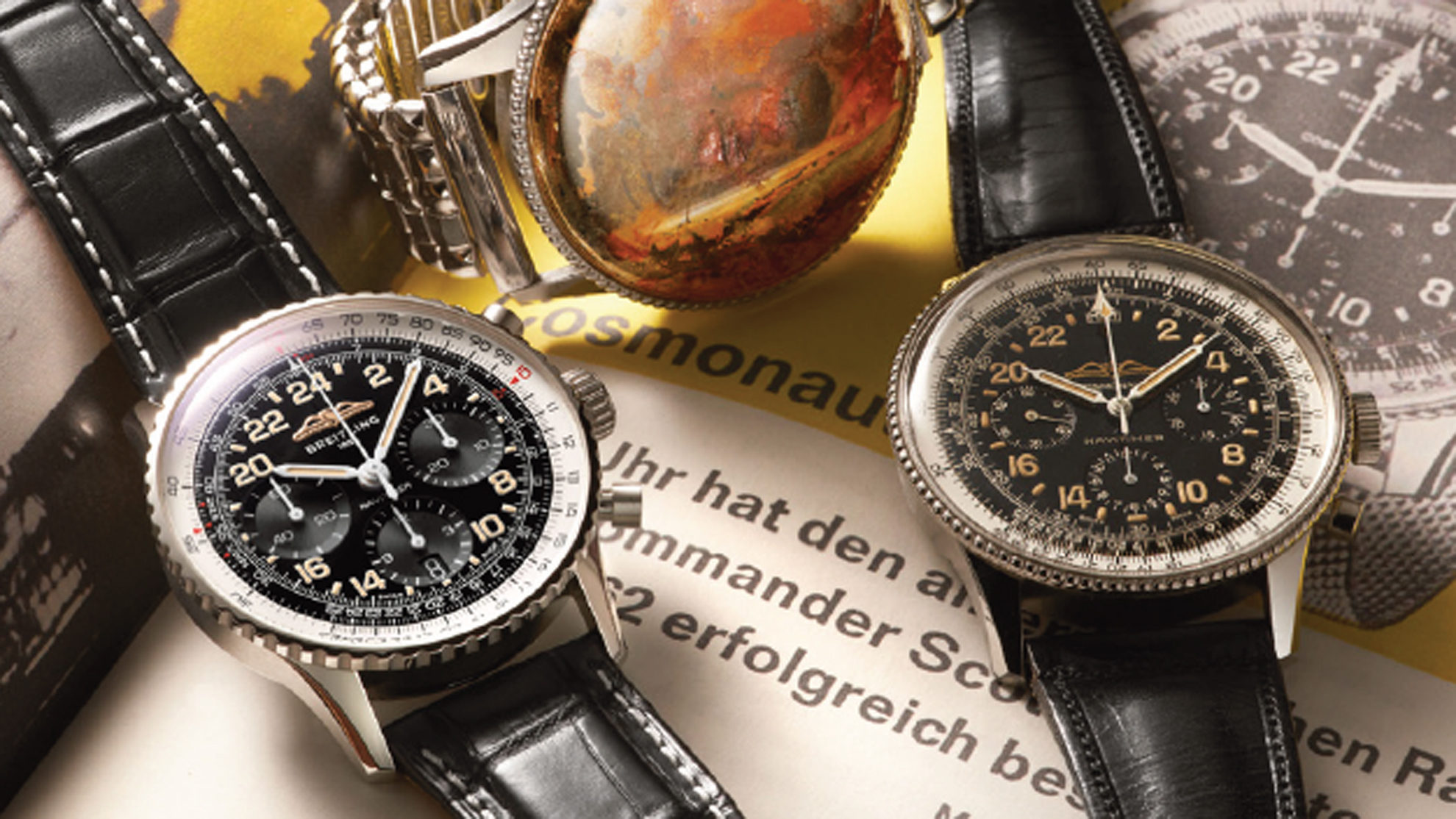 Con ocasión del lanzamiento del nuevo Navitimer, Breitling muestra el ejemplar original del 'primer reloj suizo de pulsera en el espacio'
