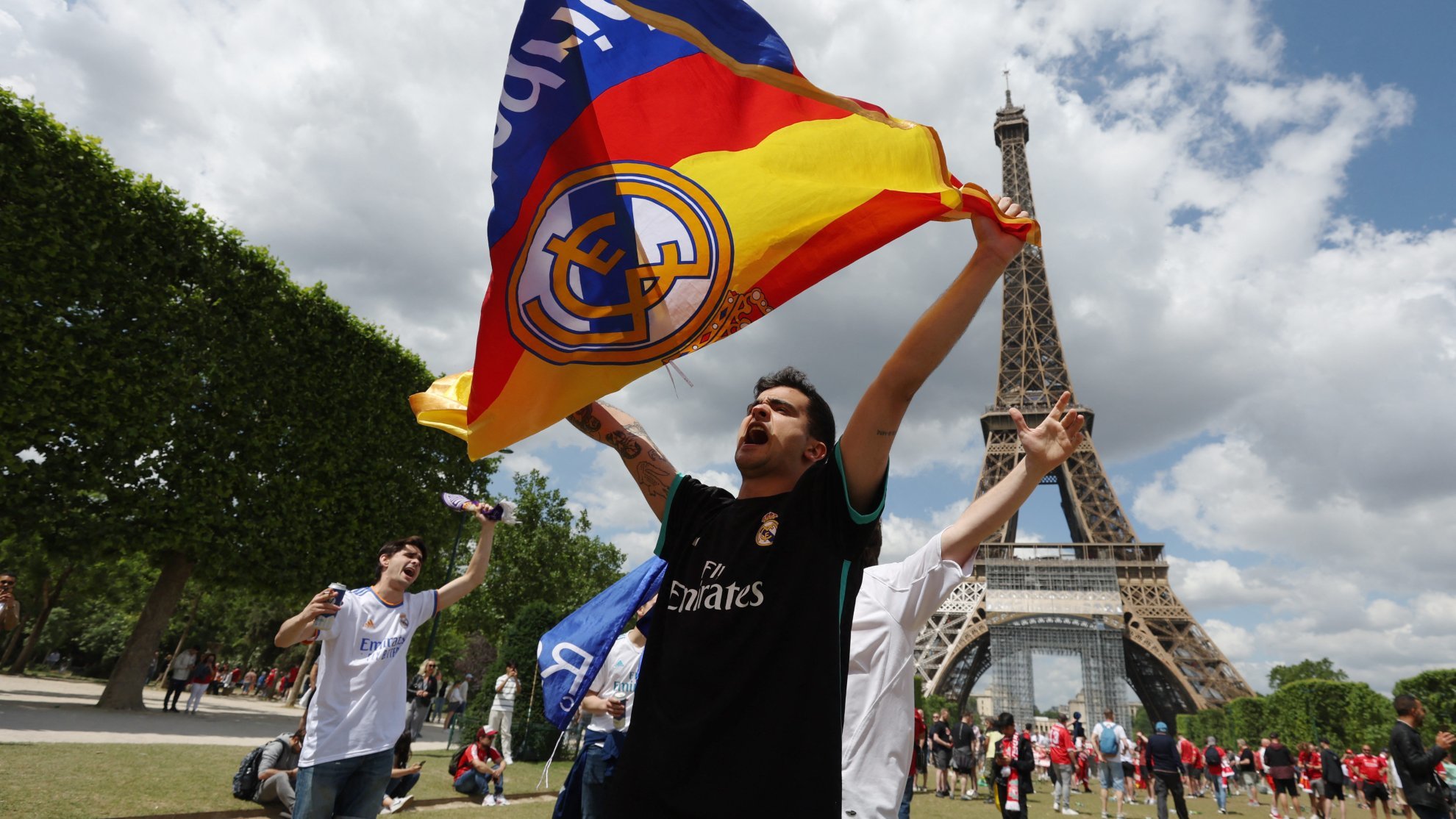 La afición del Real Madrid tomó París para disfrutar de la final de la Champions League 2022.