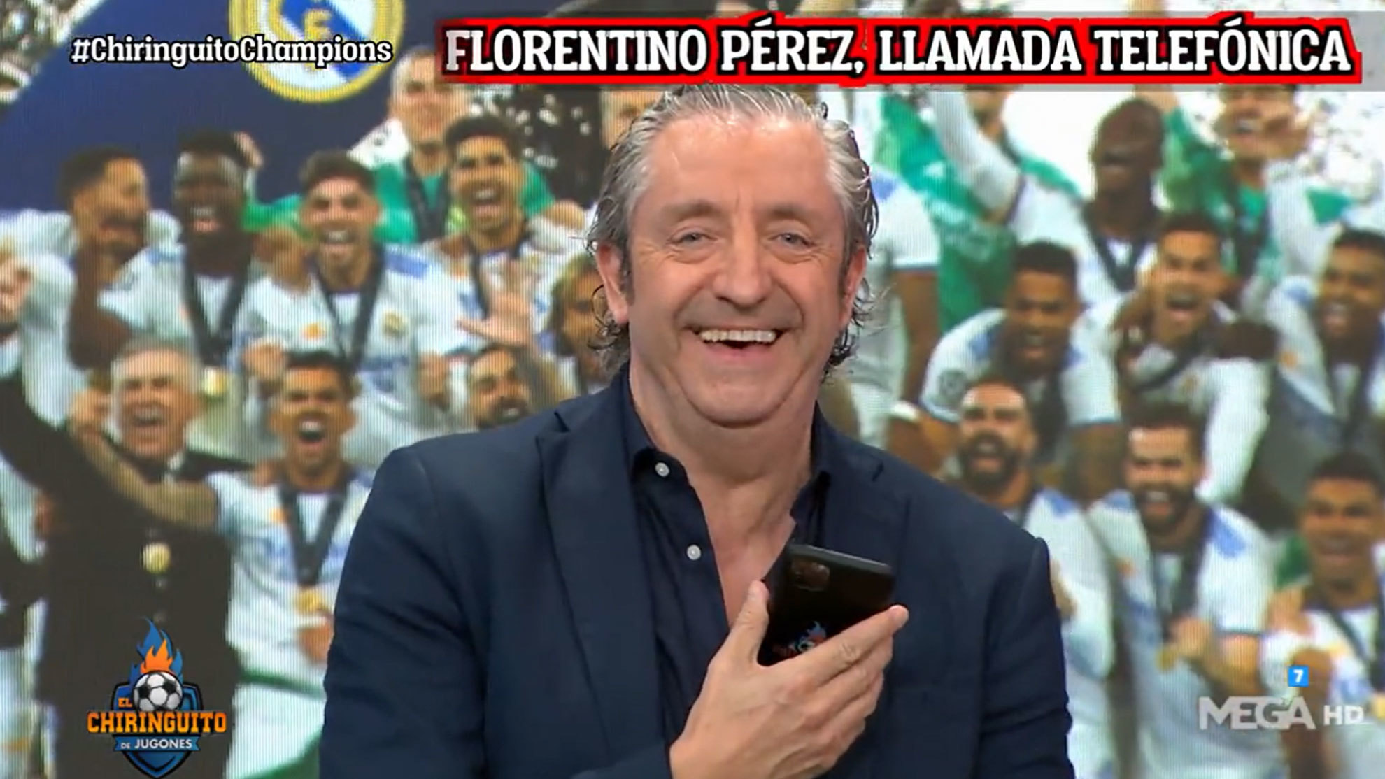 Champions League: Florentino Pérez llamó a Pedrerol en directo y desató la  carcajada de todos con esta broma | Marca