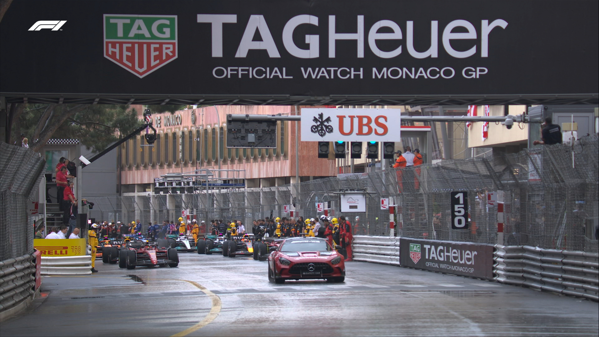 El inicio del GP de Mónaco.