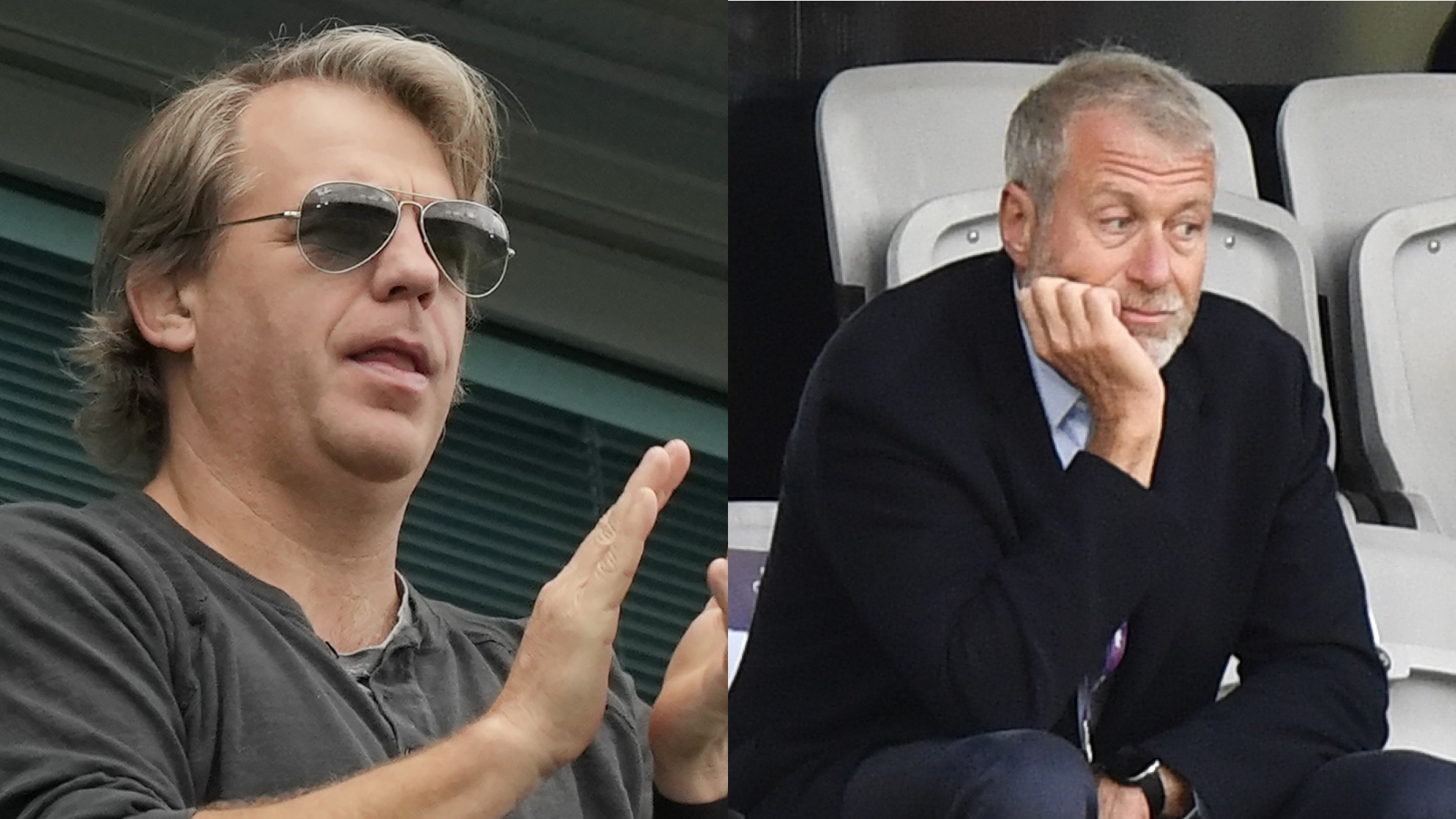 Todd Boehly and Roman Abramovich.