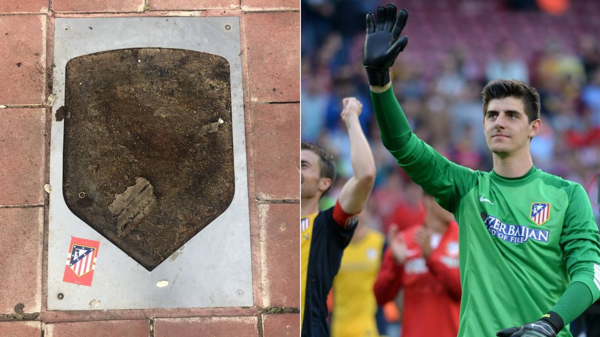 Courtois' plaque removed from the Wanda Metropolitano