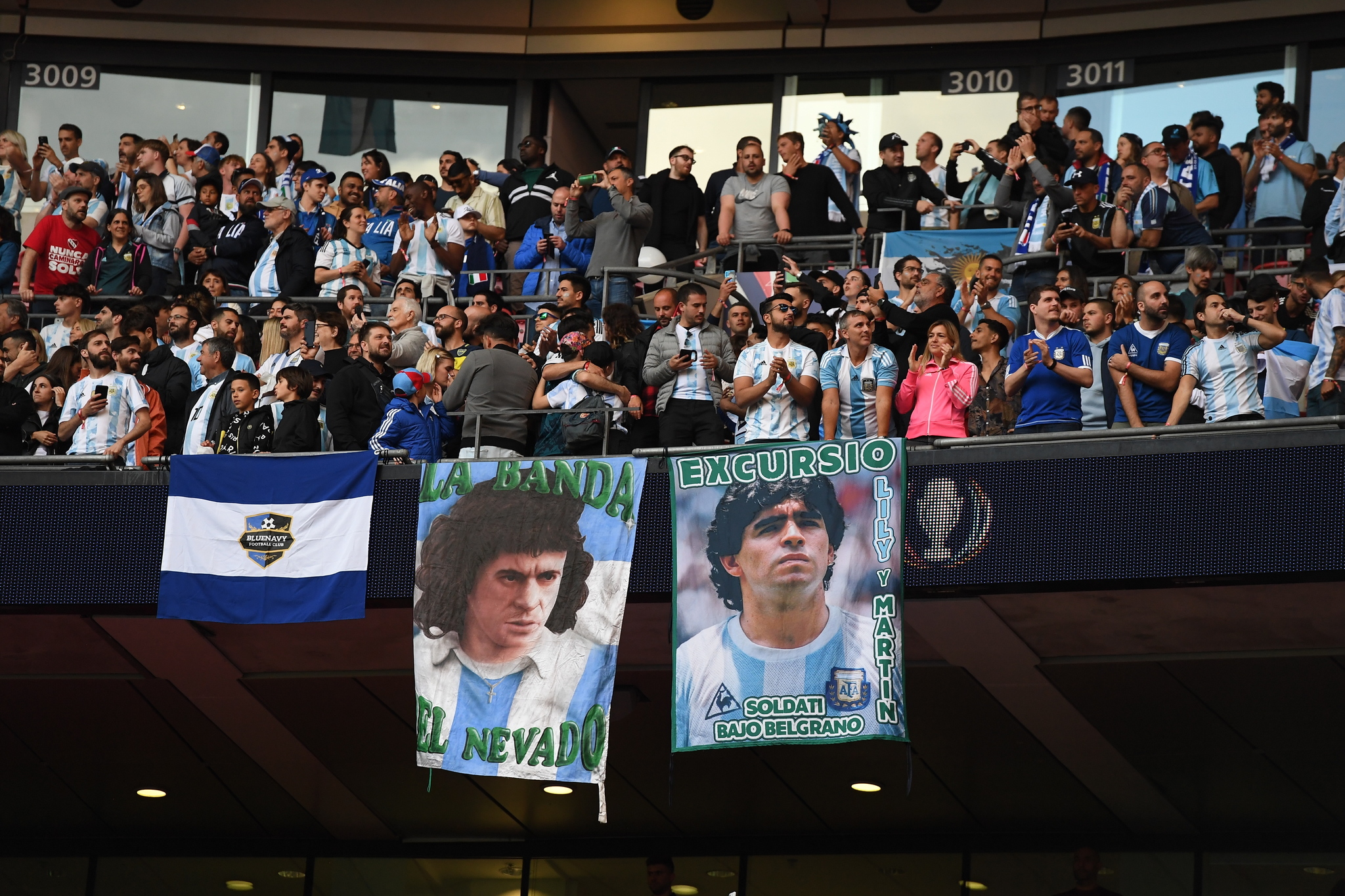 Fans de Argentina en Wembley