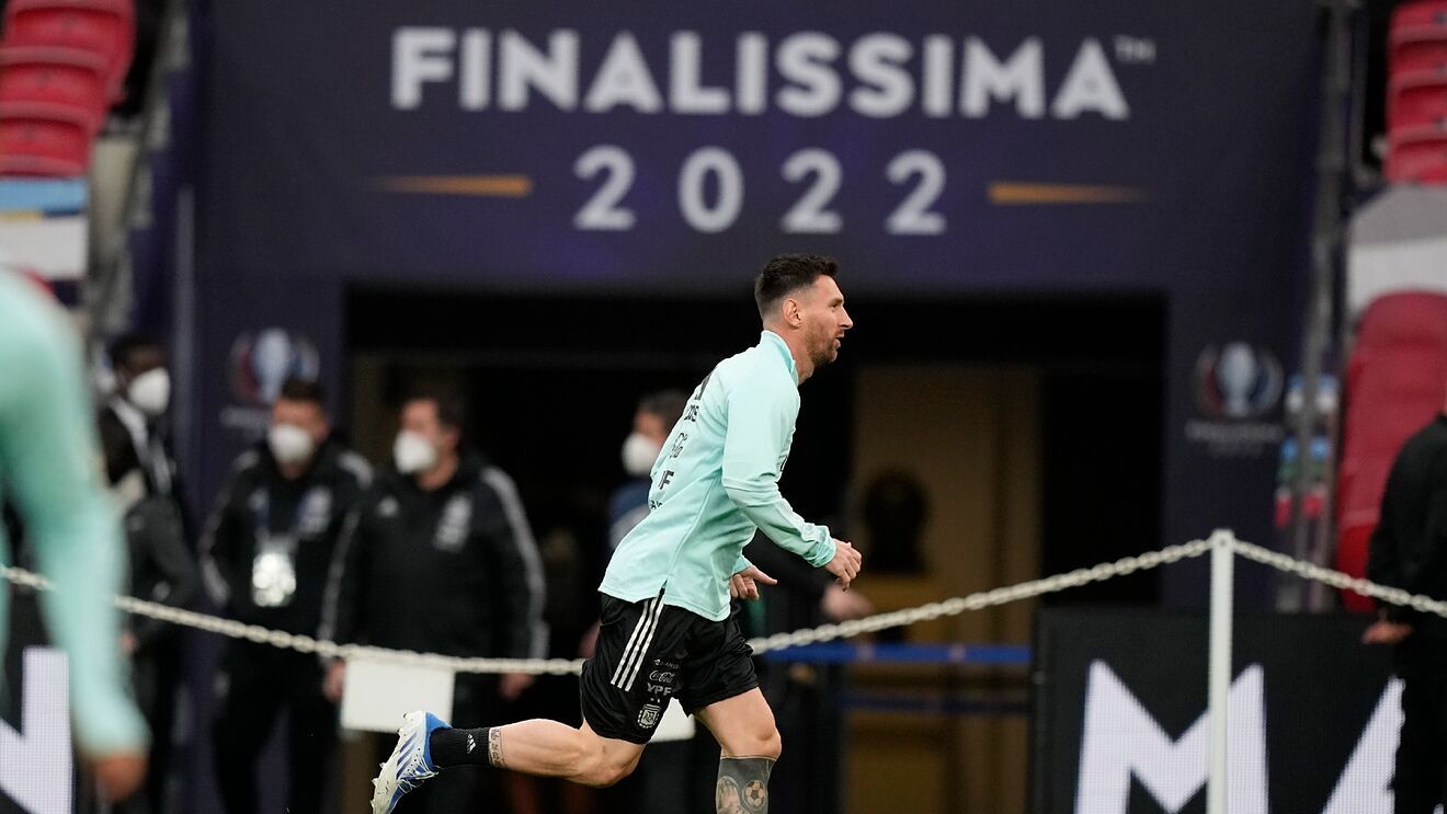 Messi, en la Finalissima.