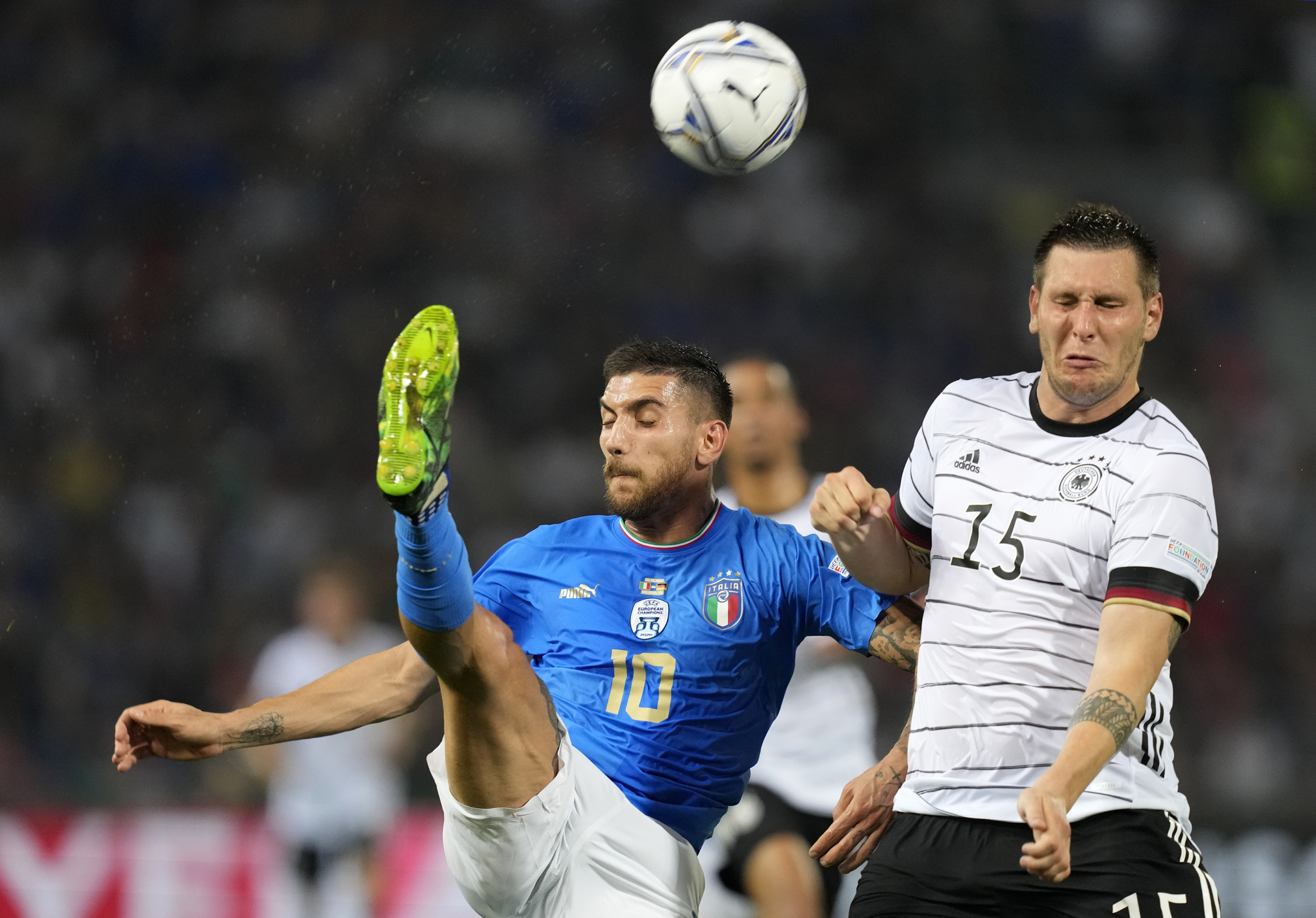 Italia - Alemania: Gnonto ilusiona a Italia ante una Alemania a medio gas - UEFA Nations League