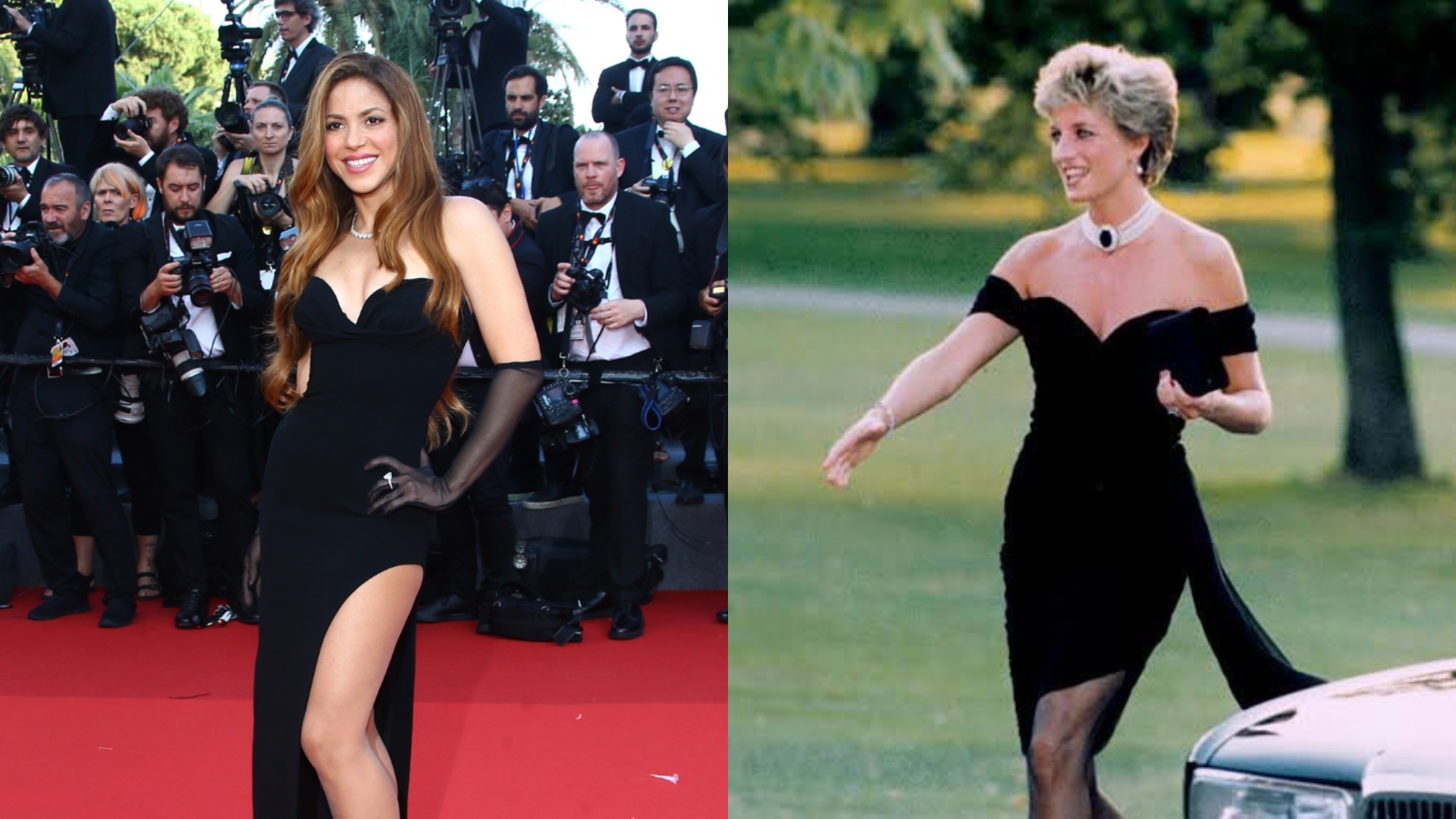 Match Symposium Large universe Did Shakira copy Princess Diana's 'revenge dress' amid separation with  Piqué? | Marca