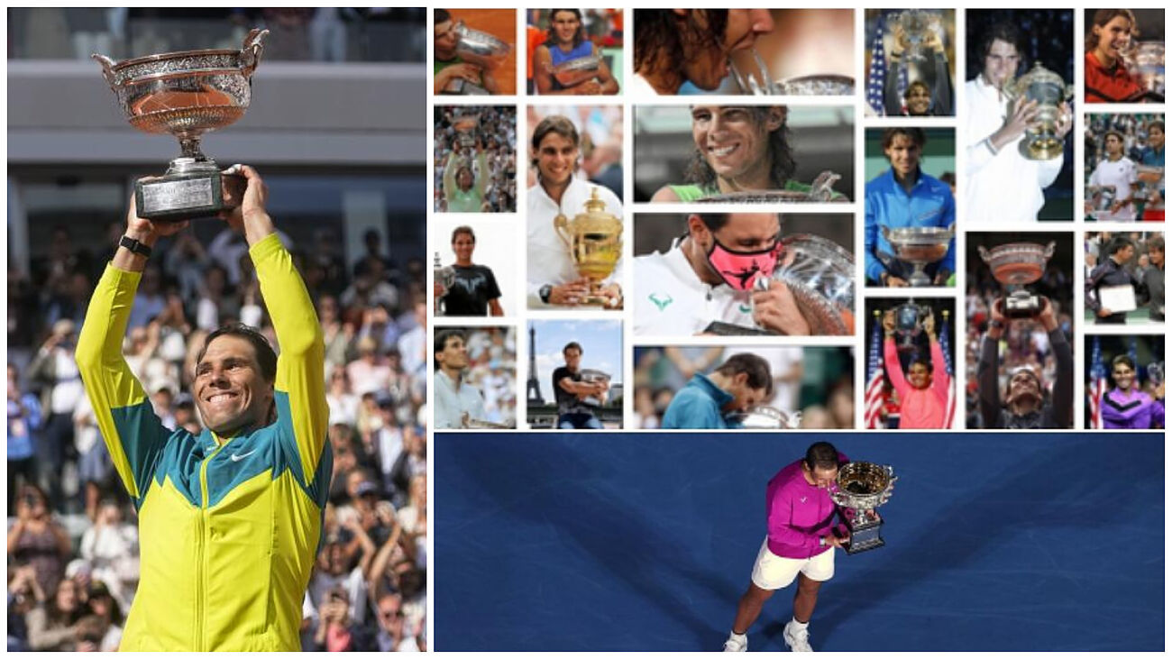 Nadal's 22 Grand Slams: One by one