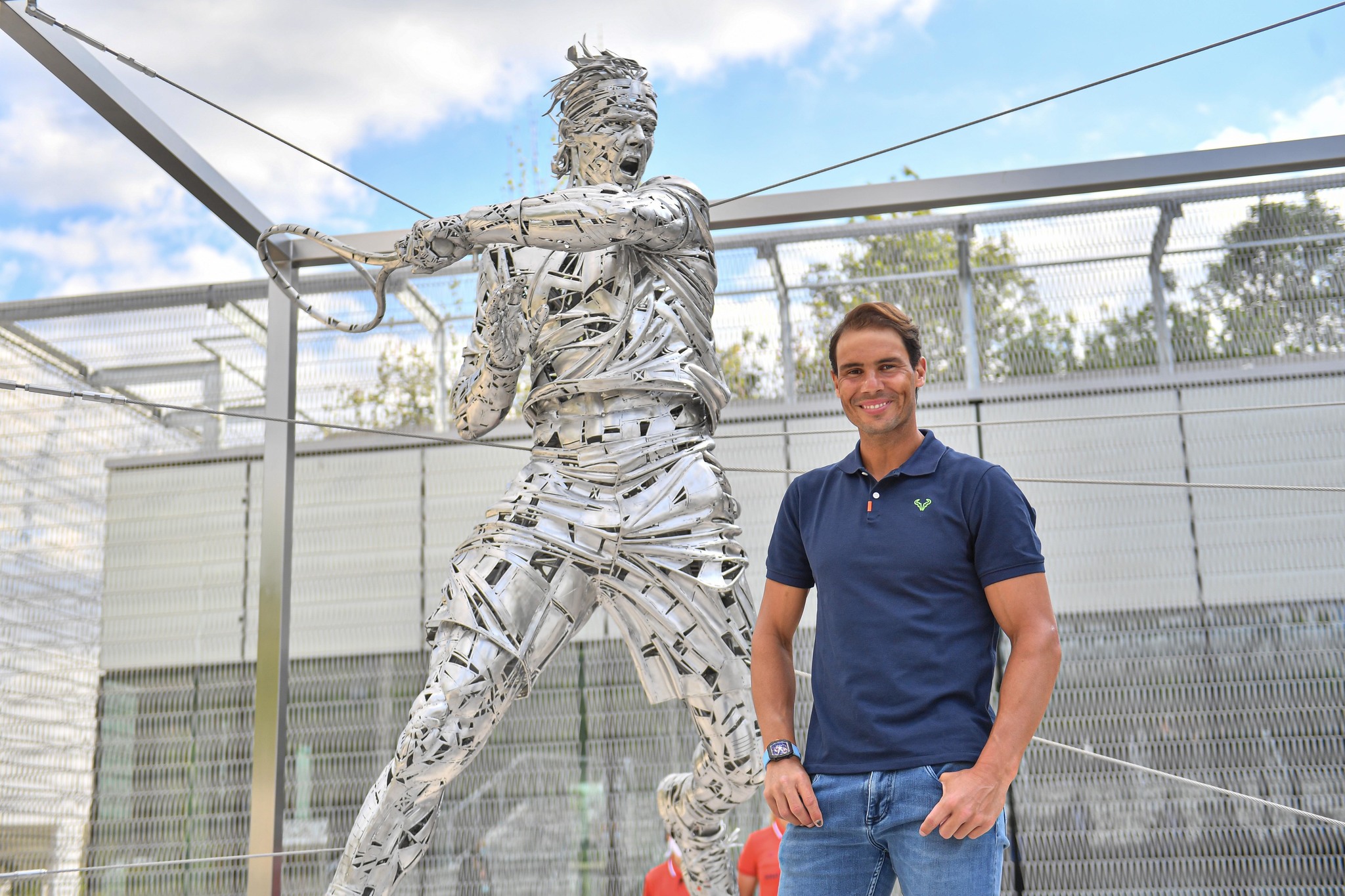 Rafa Nadal ya tiene una estatua en Roland Garros desde el pasado año.