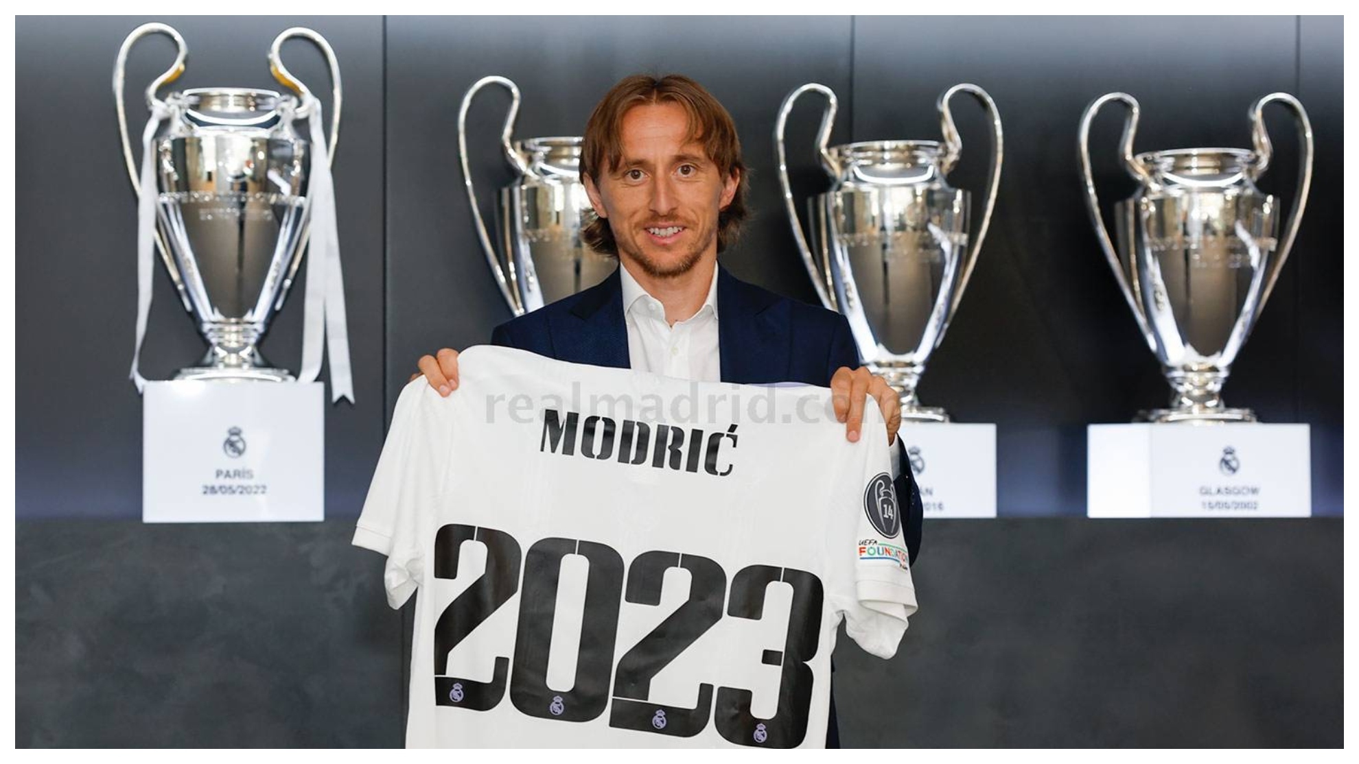 Luka Modric has extended his Real Madrid contract until 2023