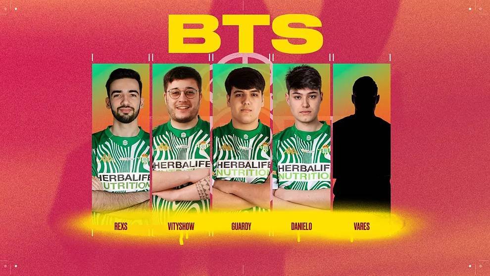 Equipo de Herbalife Real Betis al comienzo de la temporada